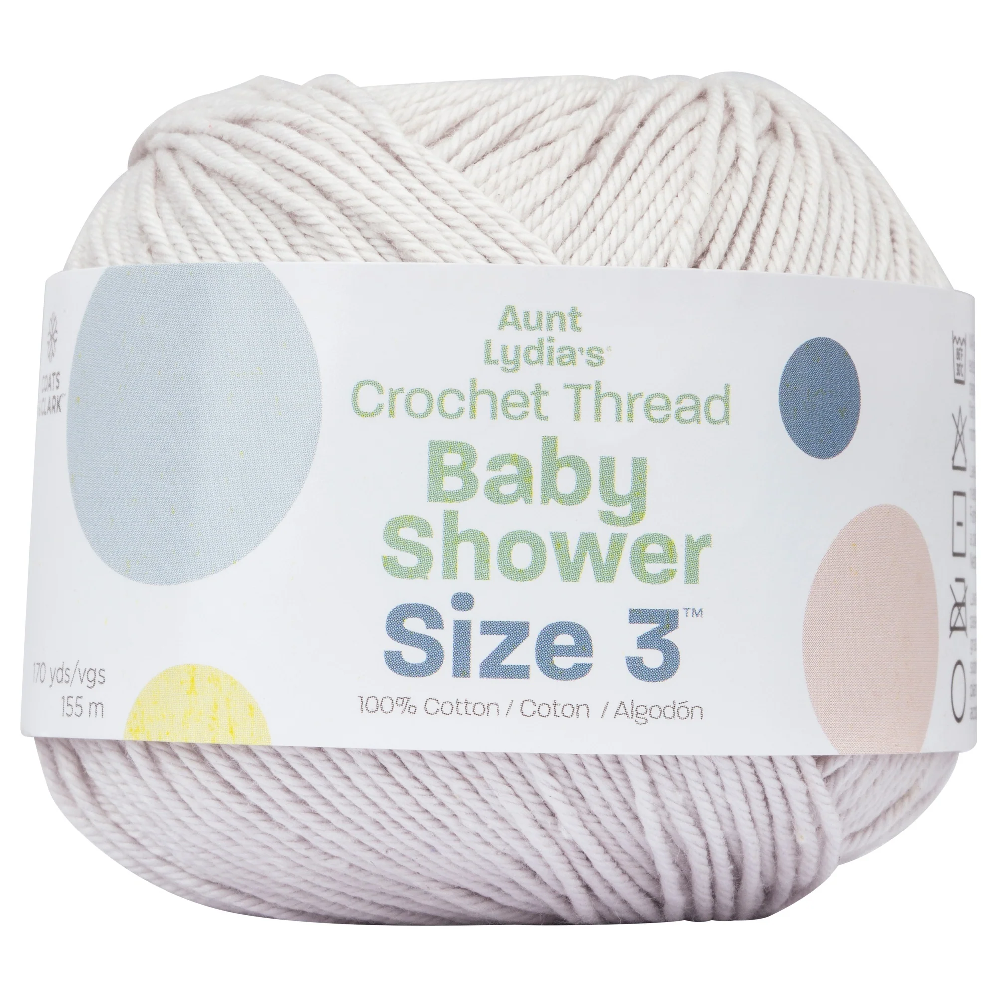 Aunt Lydia's Baby Shower Crochet Thread Size 3 - Clearance Shades - Image 5