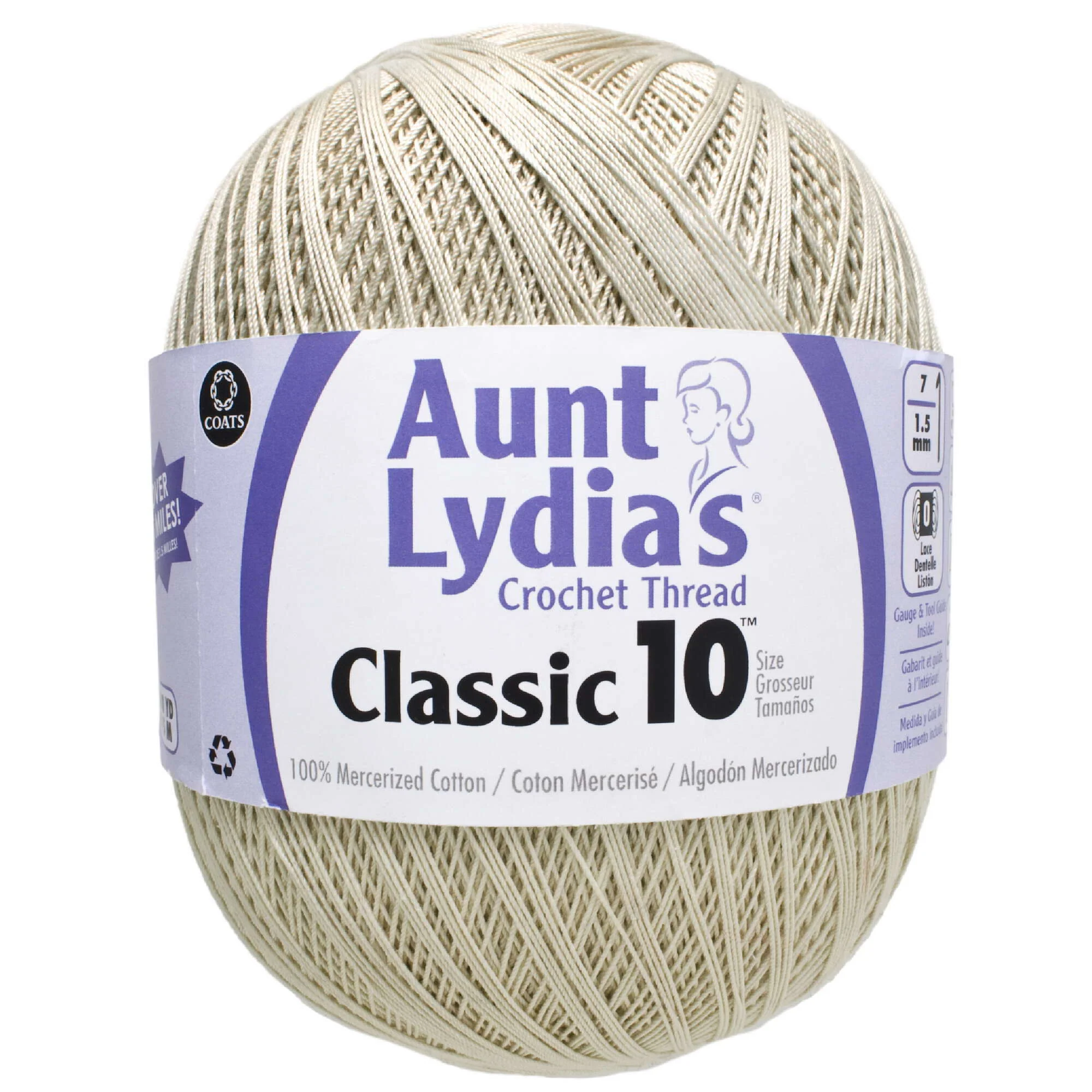 Aunt Lydia's Classic Crochet Thread (Jumbo) Size 10 - Image 3