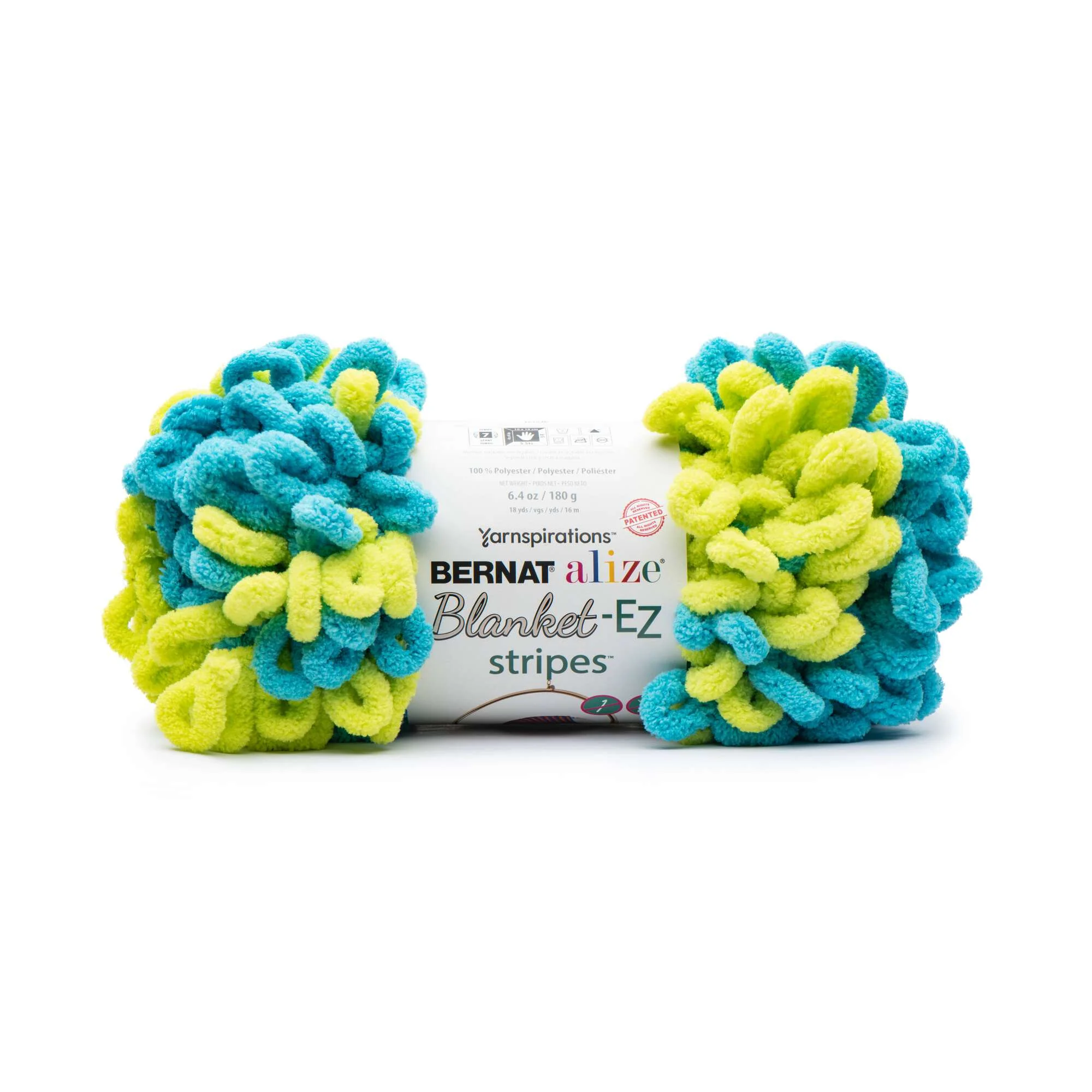 Bernat Alize Blanket-EZ Stripes Yarn - Discontinued Shades - Image 3