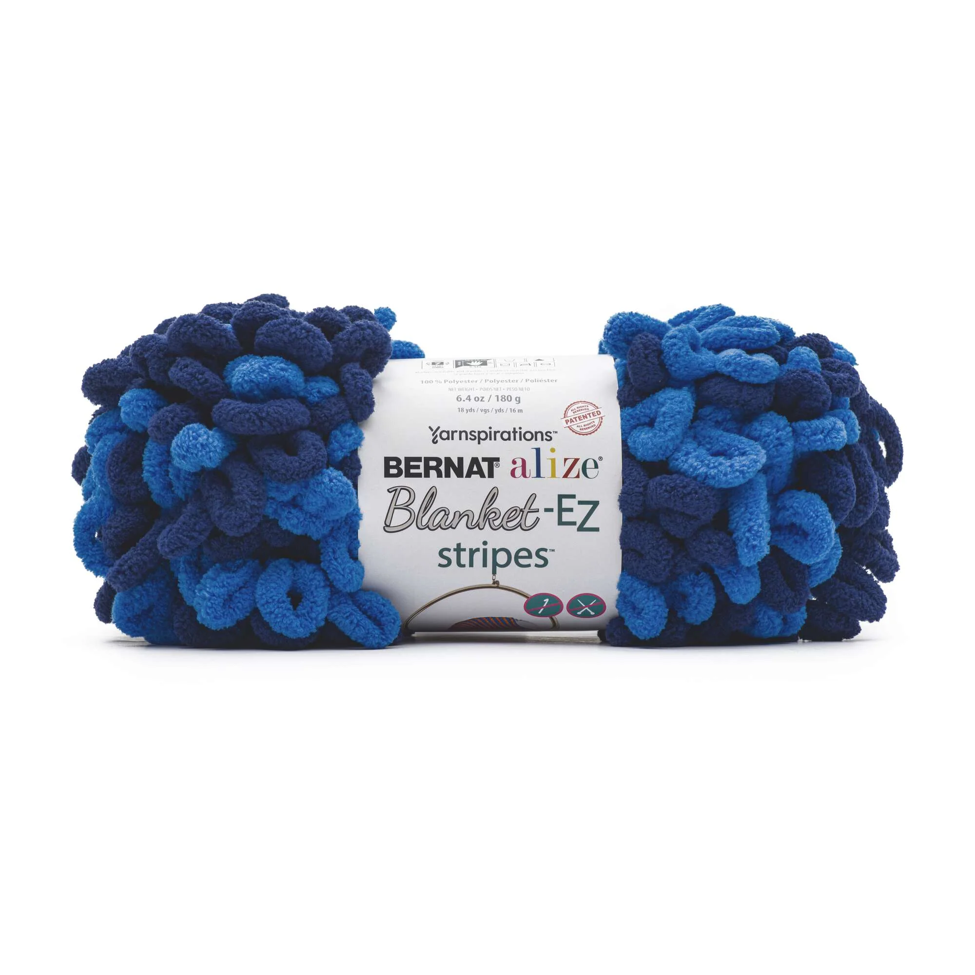 Bernat Alize Blanket-EZ Stripes Yarn - Discontinued Shades - Image 7