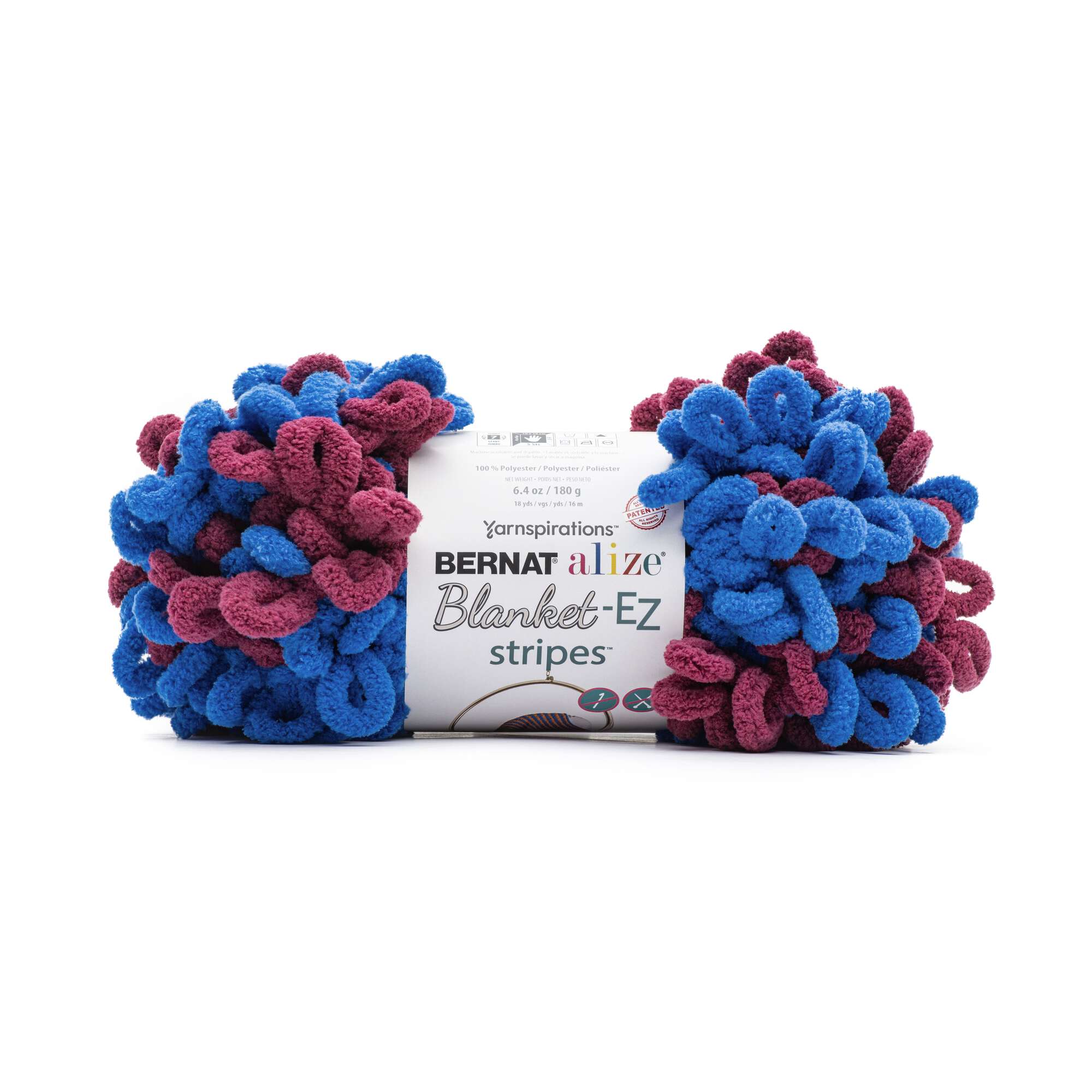 Bernat Alize Blanket-EZ Stripes Yarn - Discontinued Shades - Image 5