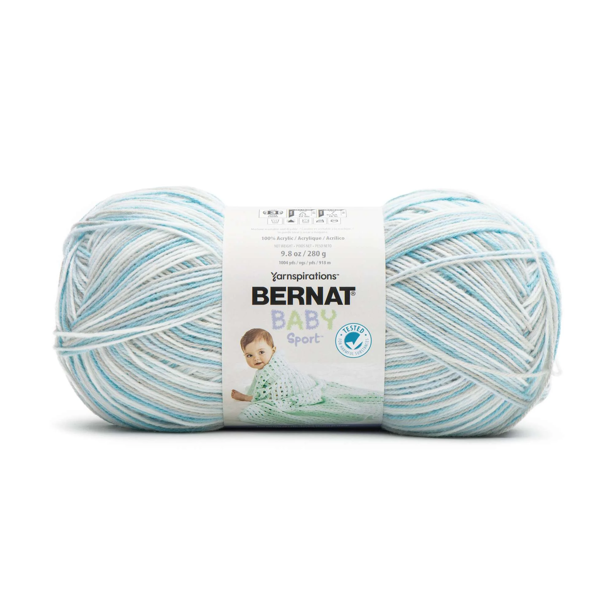 Bernat Baby Sport Ombre Yarn - Image 3