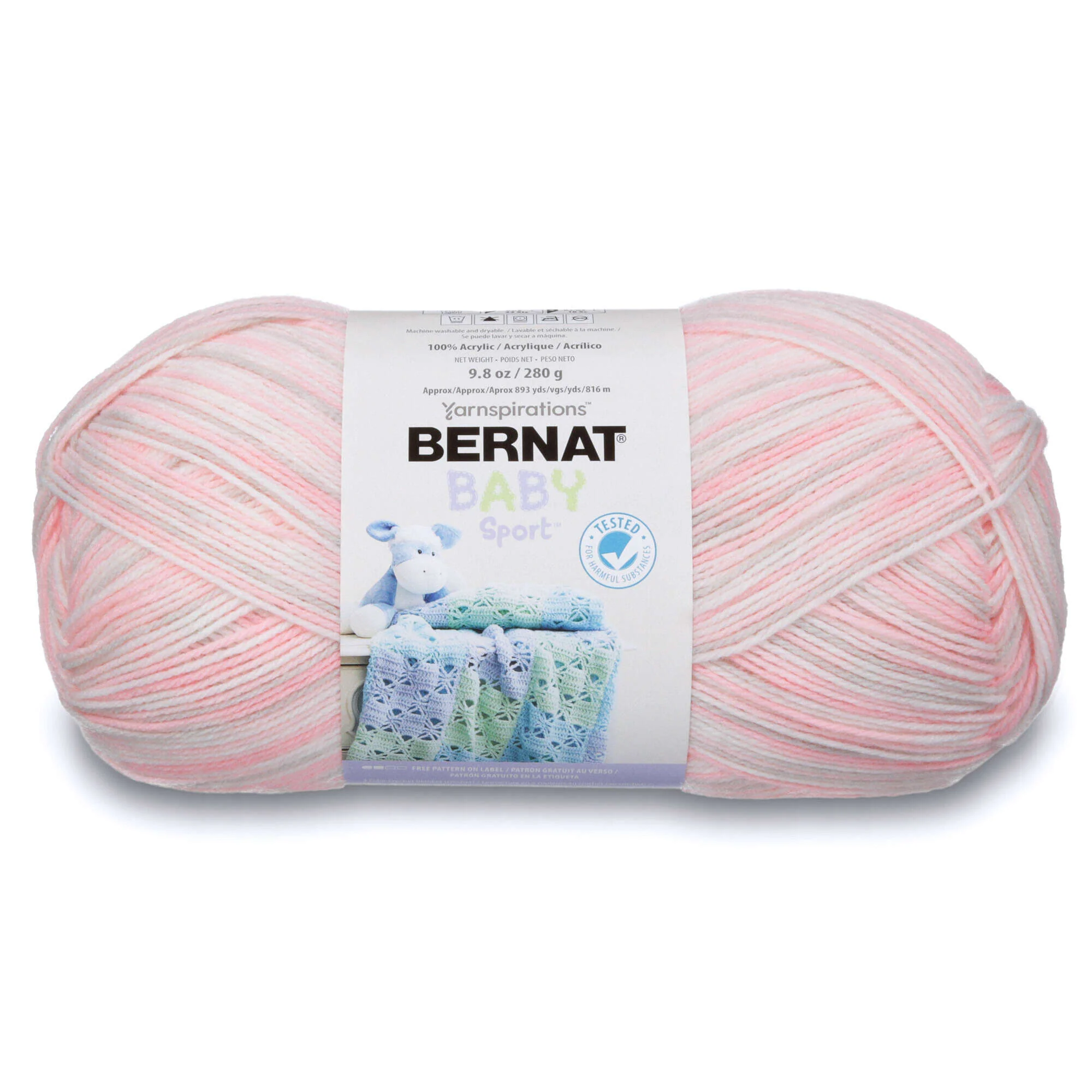 Bernat Baby Sport Ombre Yarn - Image 5