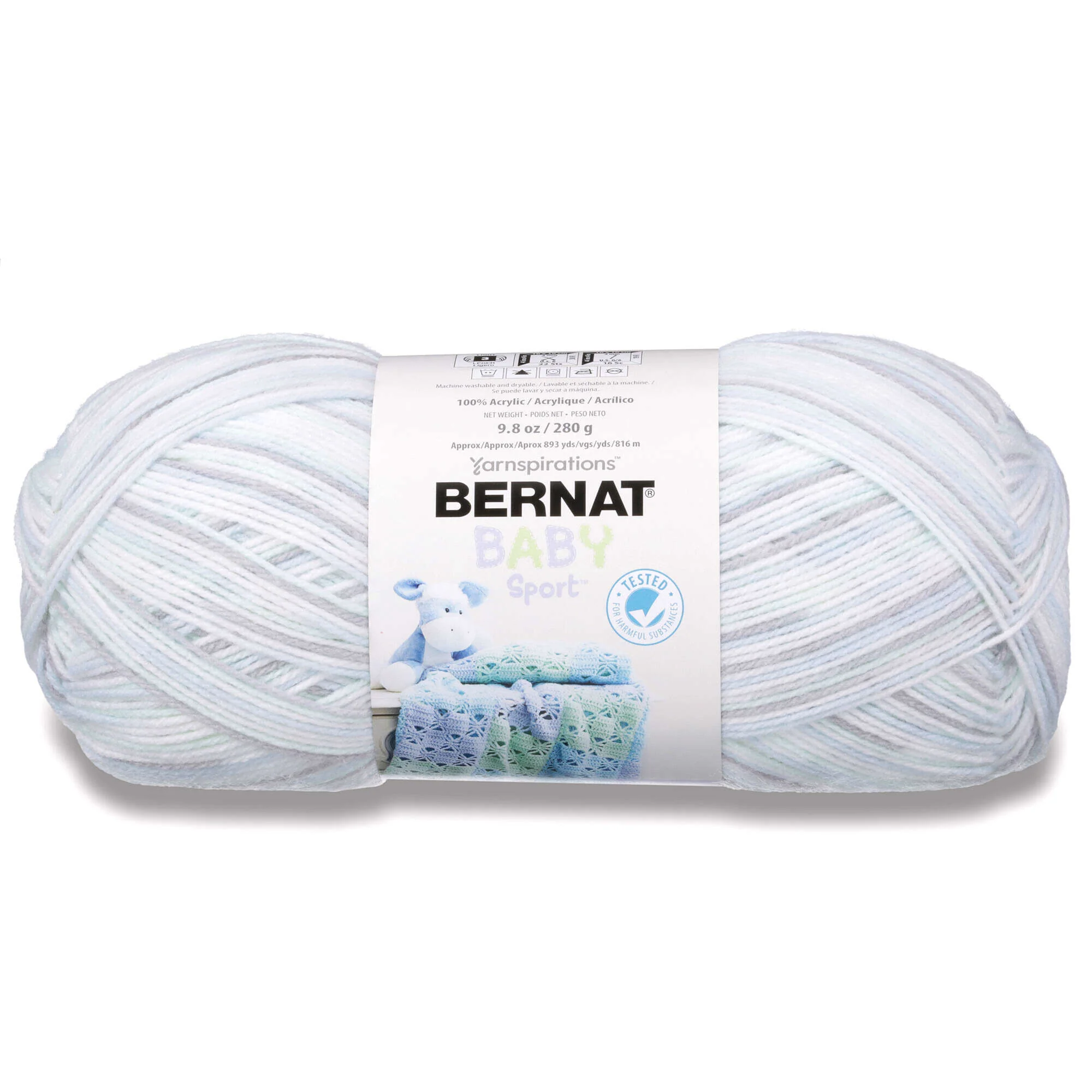 Bernat Baby Sport Ombre Yarn - Image 7