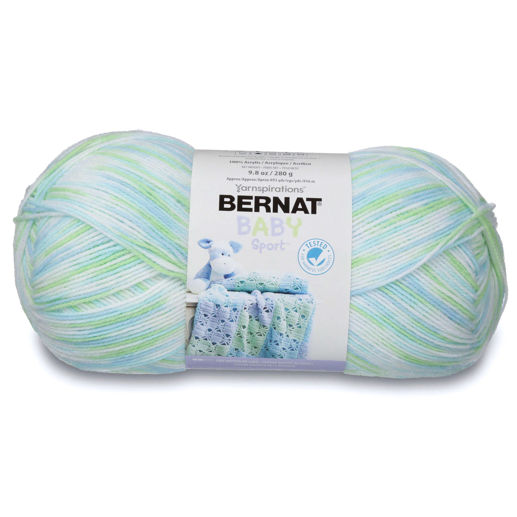 Bernat Baby Sport Ombre Yarn - Image 9