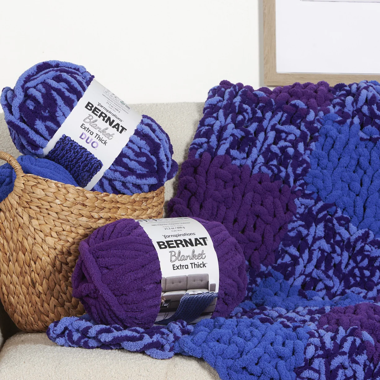 Bernat Blanket Extra Thick Duo Yarn (600g/21.2oz) - Image 13