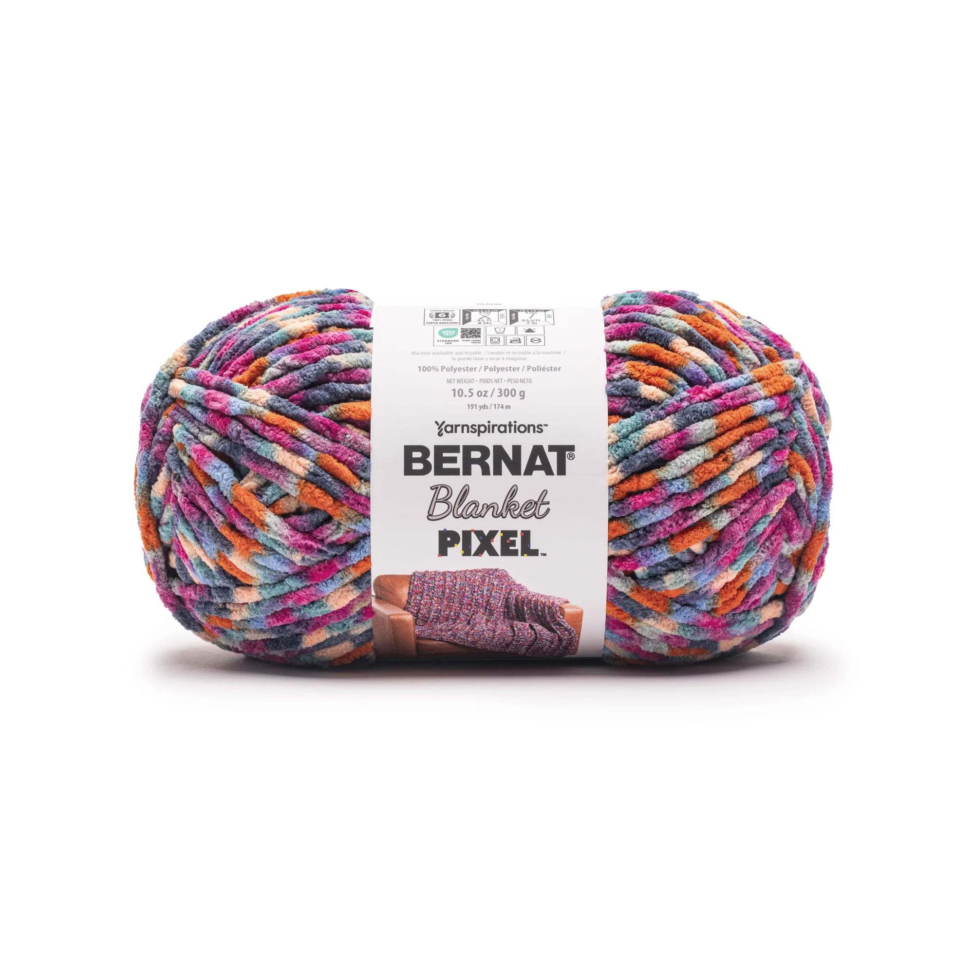 Bernat Blanket Pixel Yarn (300g/10.5oz) - Image 11