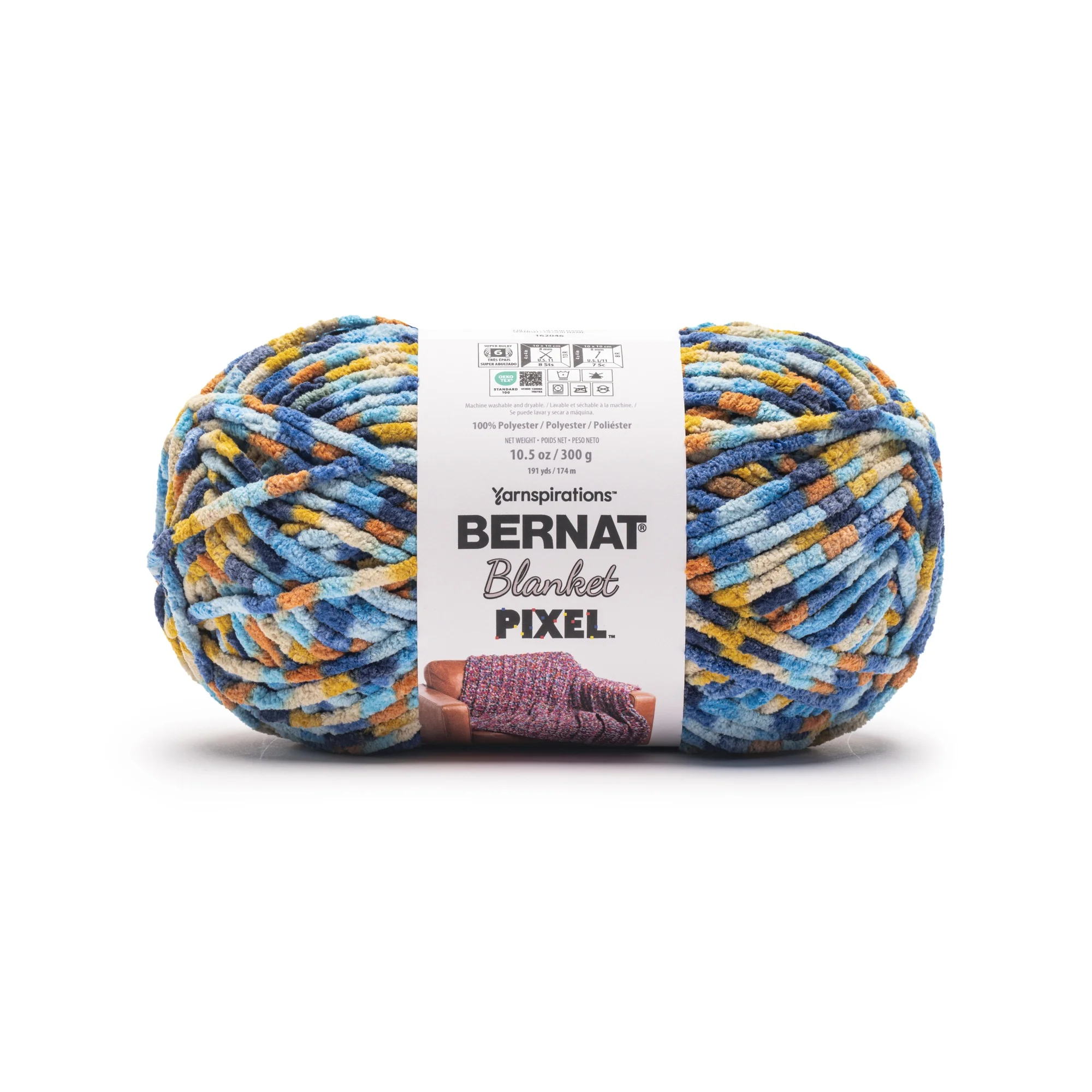 Bernat Blanket Pixel Yarn (300g/10.5oz) - Image 5