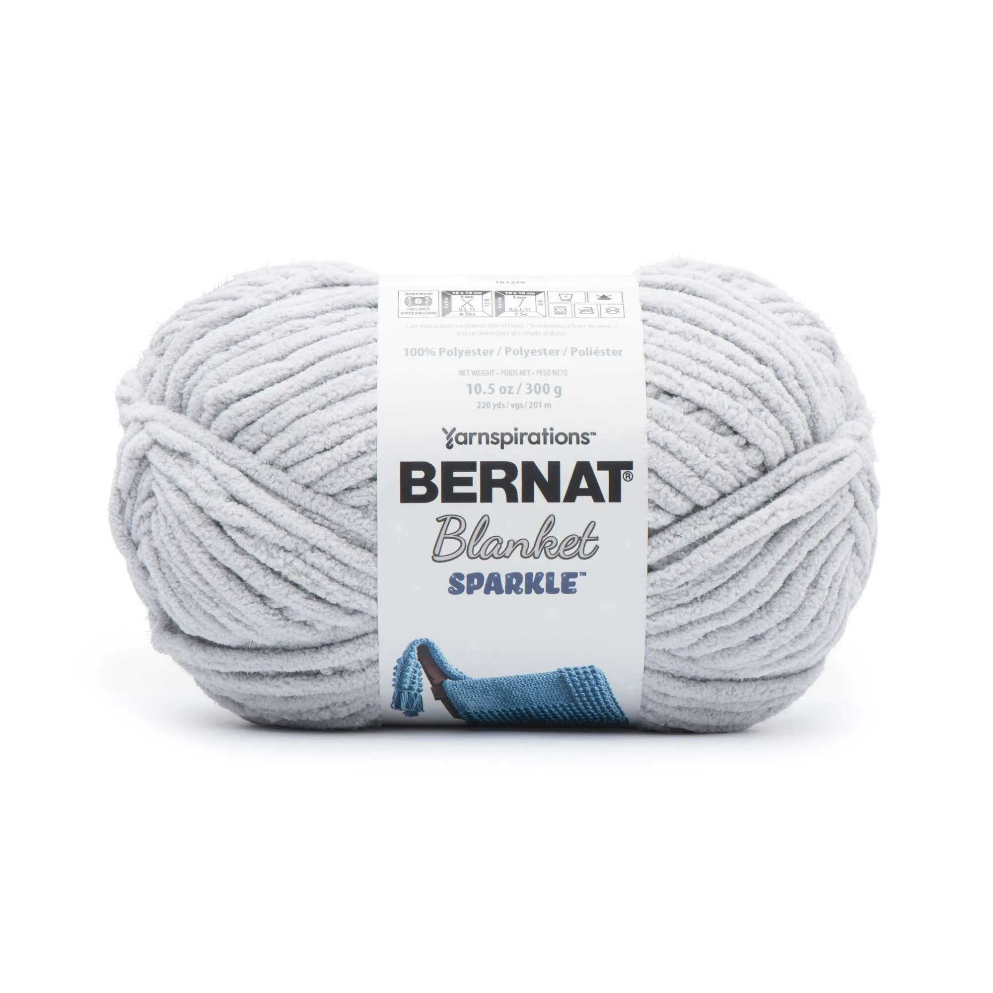 Bernat Blanket Sparkle Yarn (300g/10.5oz) - Discontinued Shades - Image 3