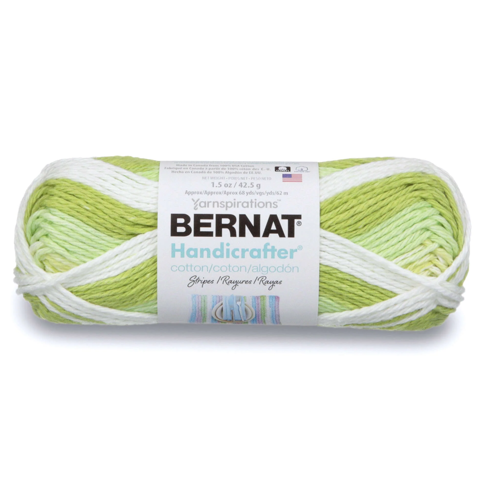 Bernat Handicrafter Cotton Stripes Yarn - Image 19