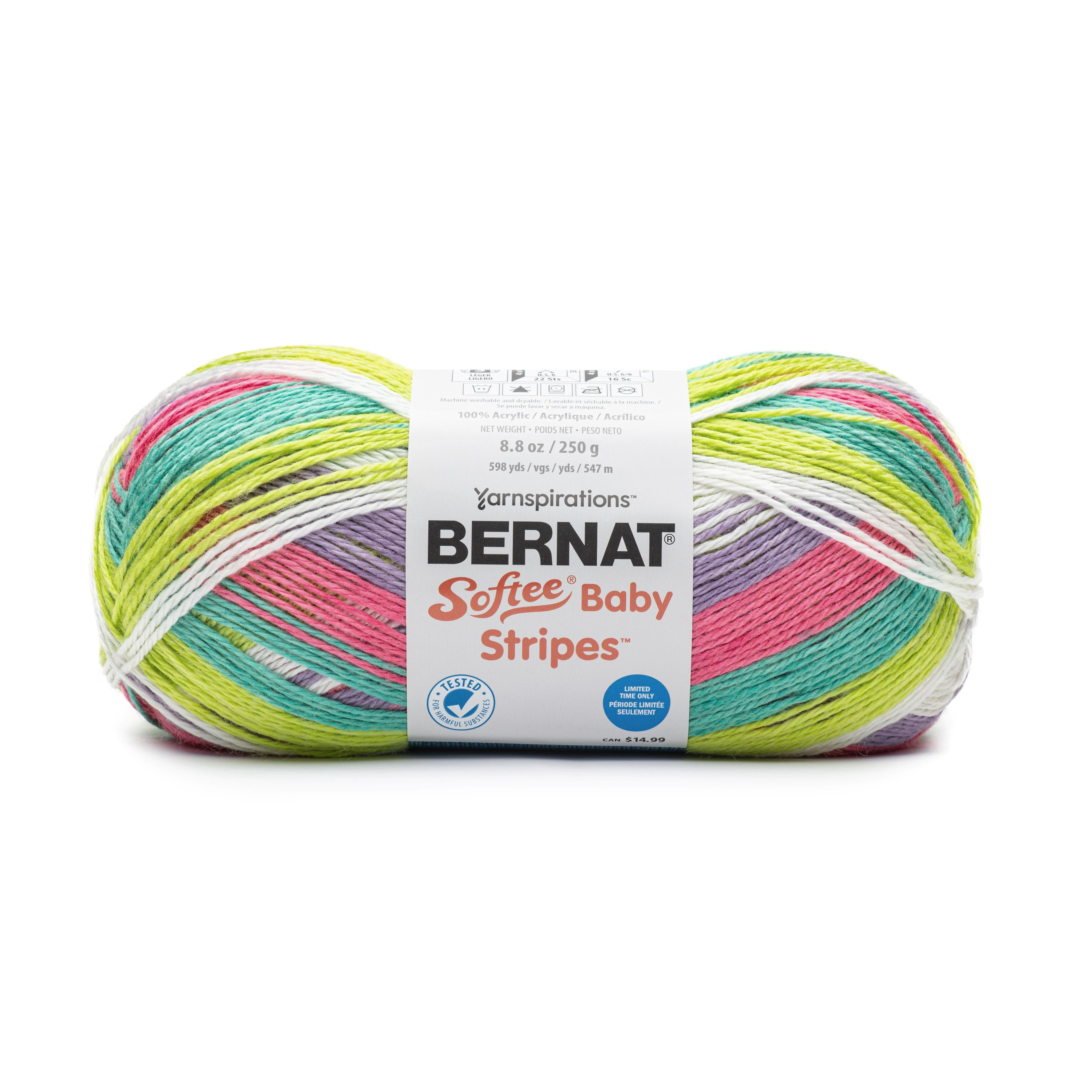 Bernat Softee Baby Stripes Yarn (250g/8.8oz) - Discontinued Shades - Image 13