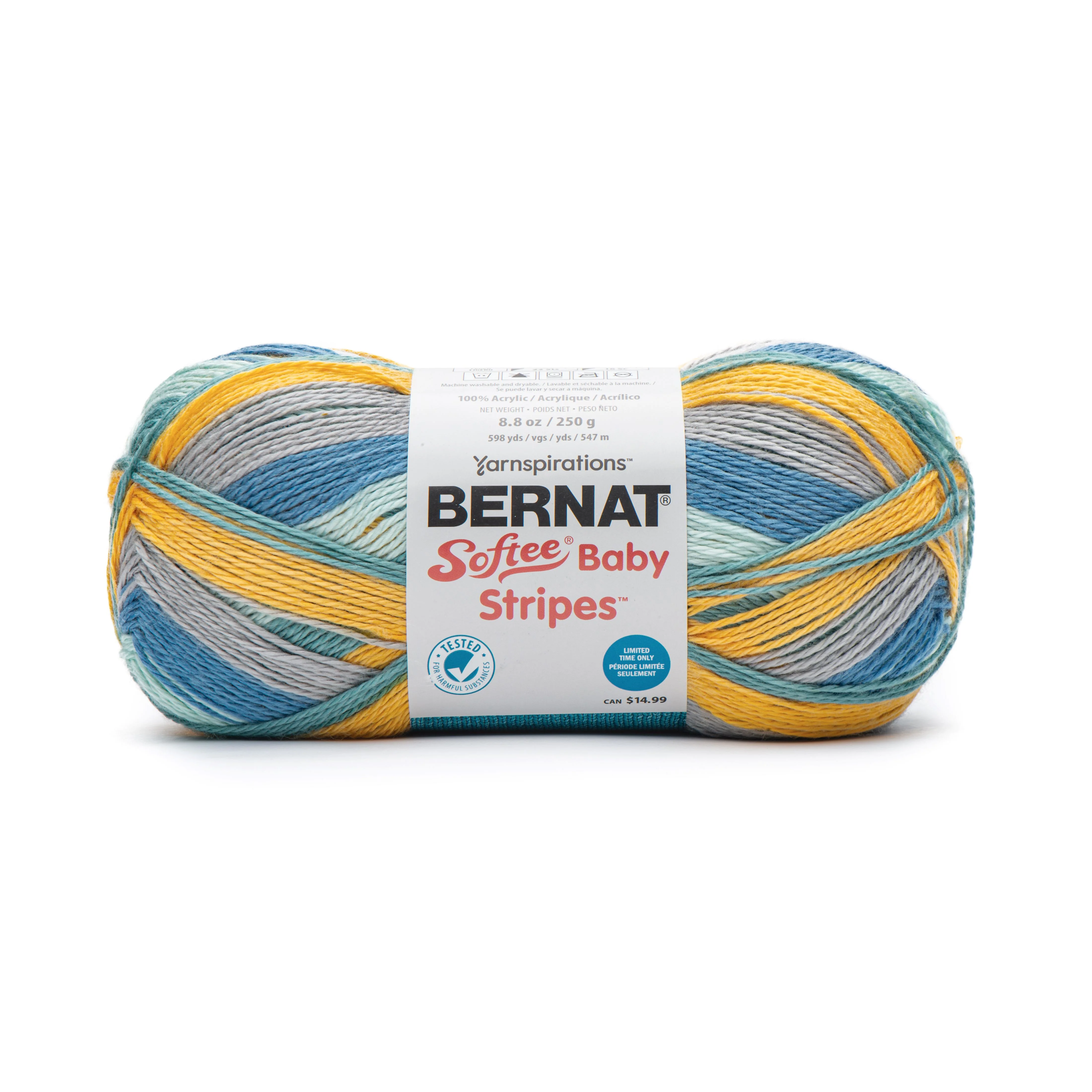 Bernat Softee Baby Stripes Yarn (250g/8.8oz) - Discontinued Shades - Image 15