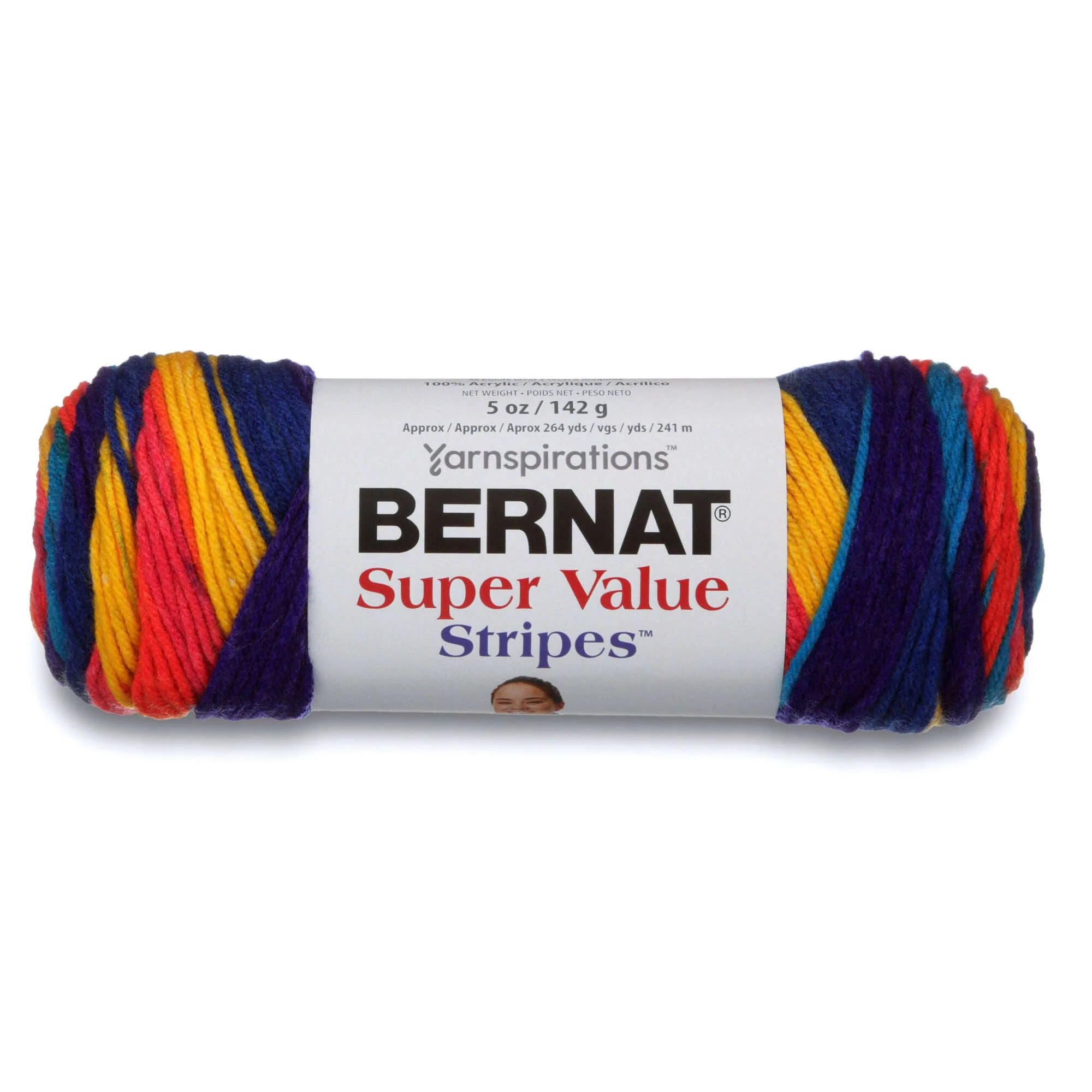 Bernat Super Value Stripes Yarn - Discontinued Shades - Image 5