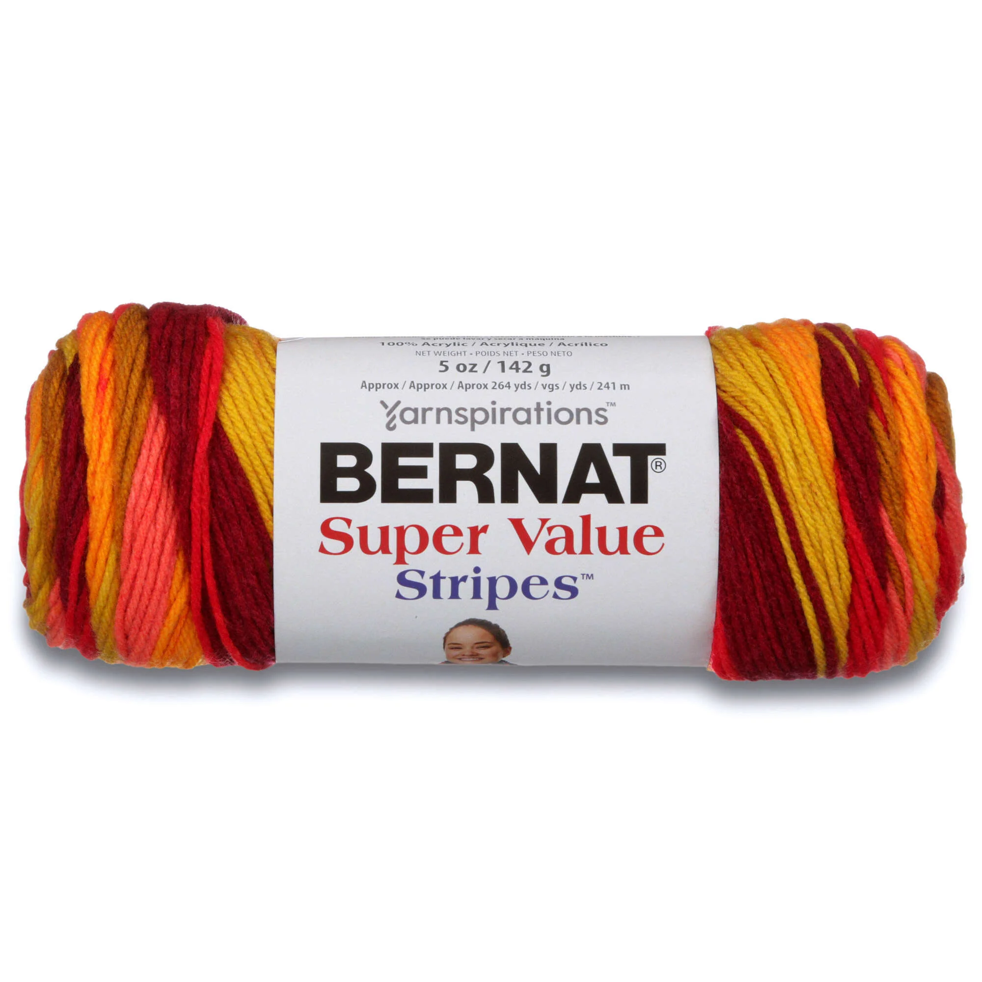Bernat Super Value Stripes Yarn - Discontinued Shades - Image 5