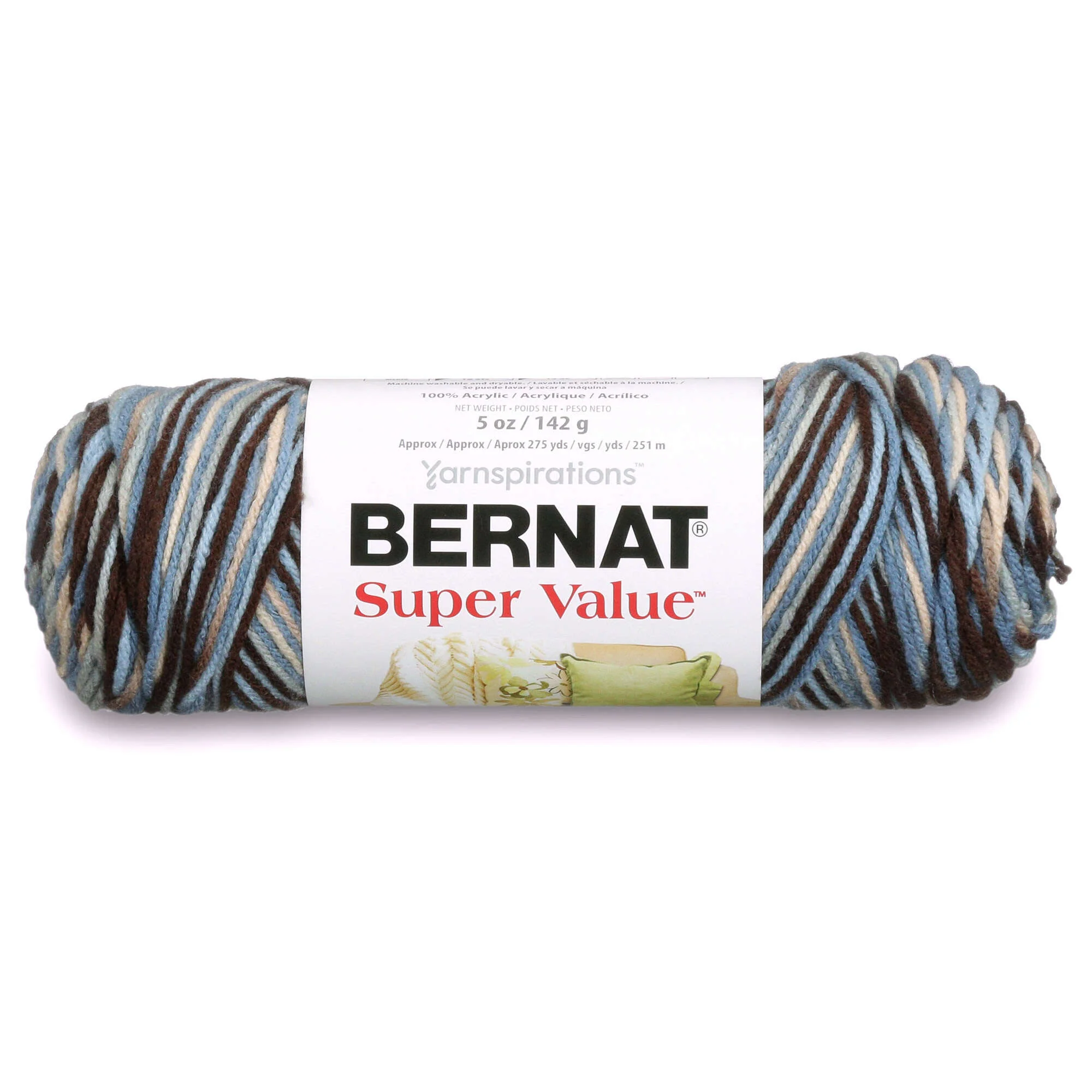Bernat Super Value Variegates Yarn - Discontinued Shades