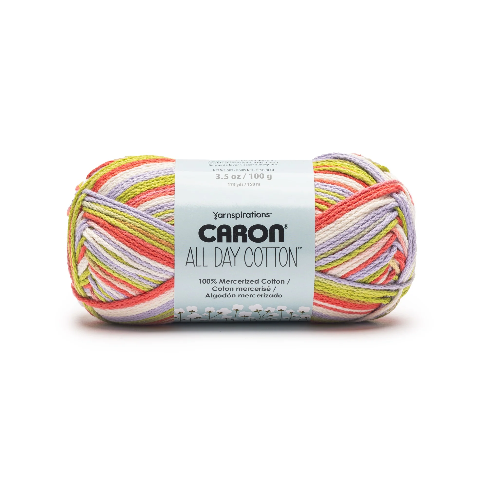 Caron All Day Cotton Prints Yarn (100g/3.5oz) - Image 5