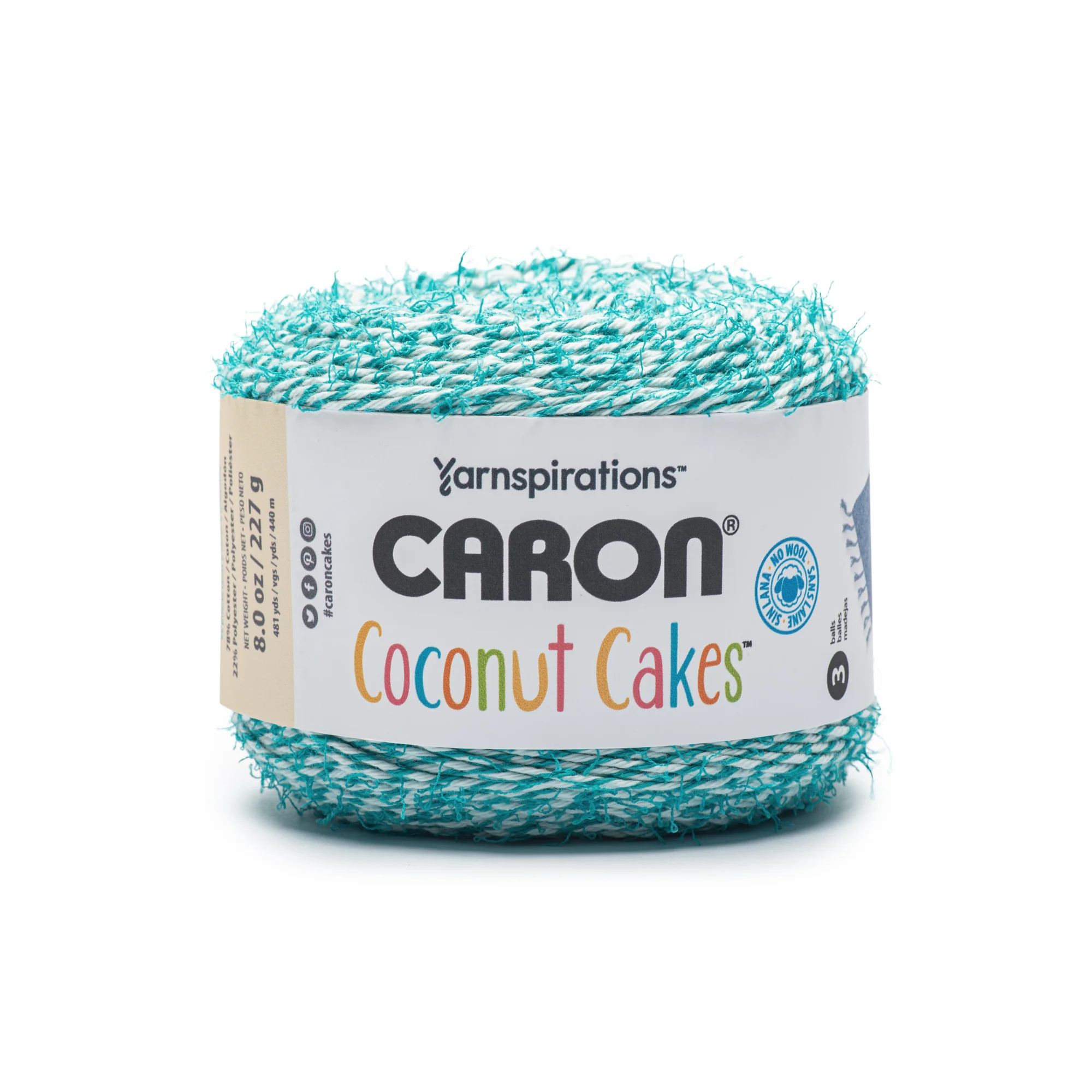Caron Coconut Cakes Yarn (227g/8oz) - Retailer Exclusive - Image 10