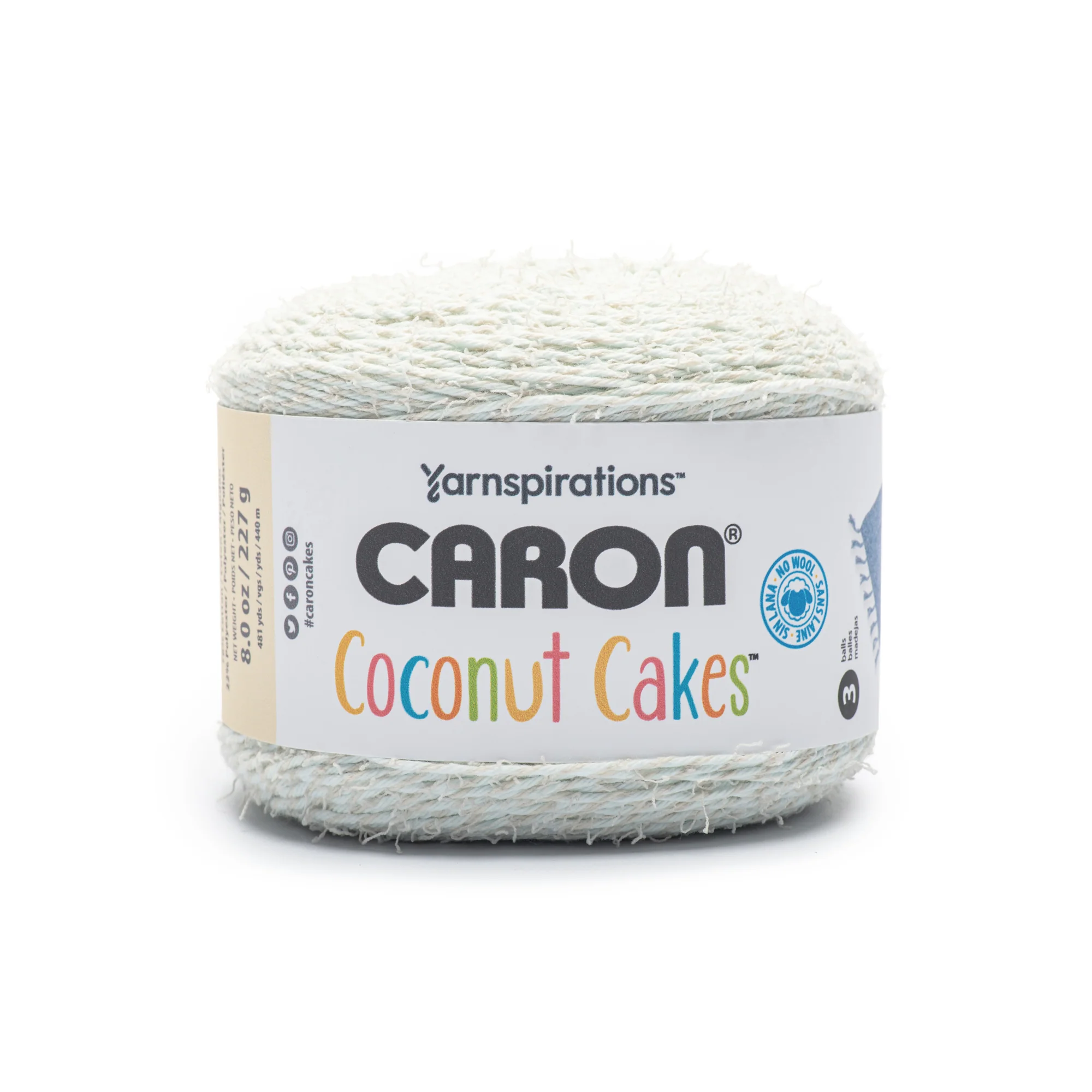 Caron Coconut Cakes Yarn (227g/8oz) - Retailer Exclusive - Image 4