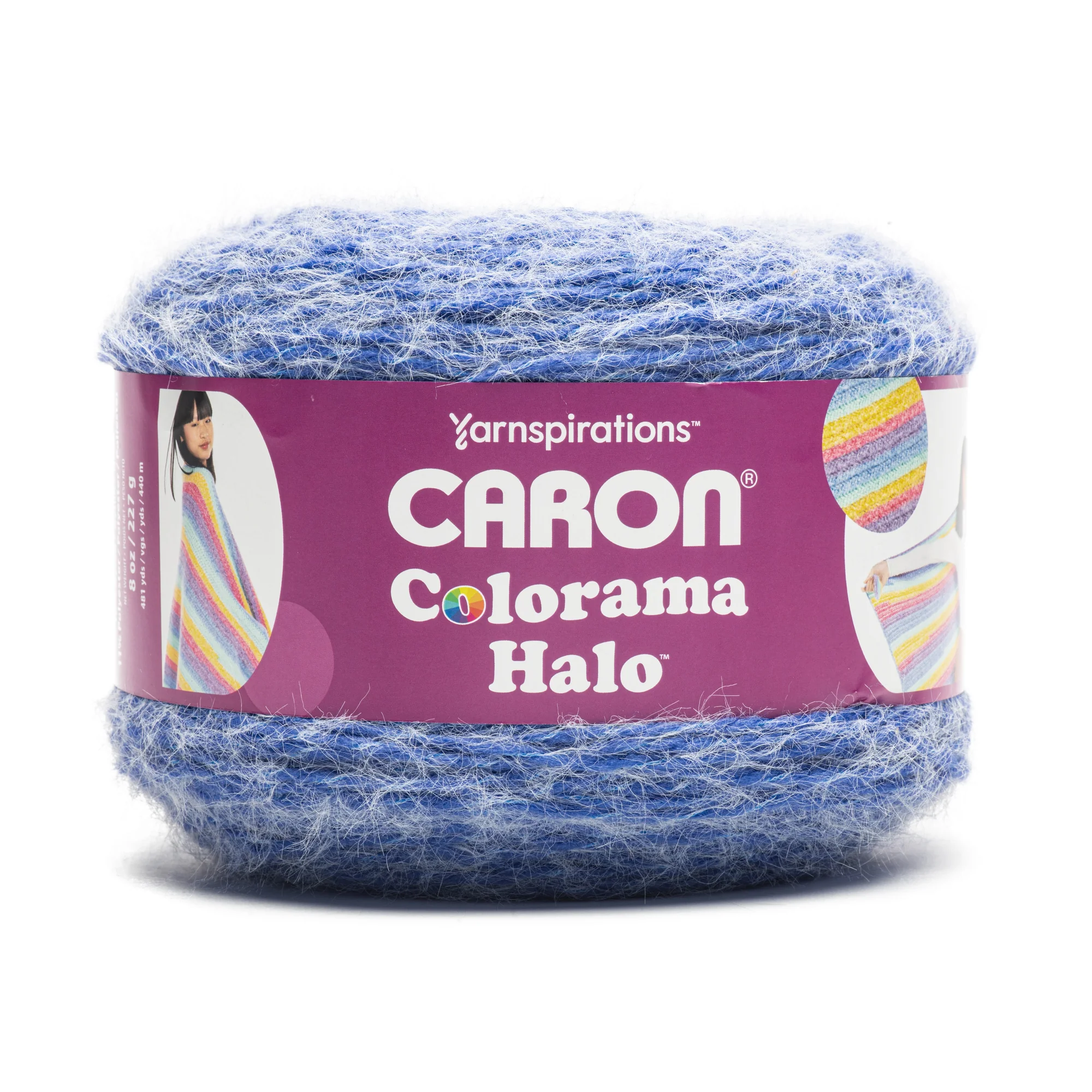 Caron Colorama Halo Stripes and Solids Yarn (227g/8oz) - Image 10