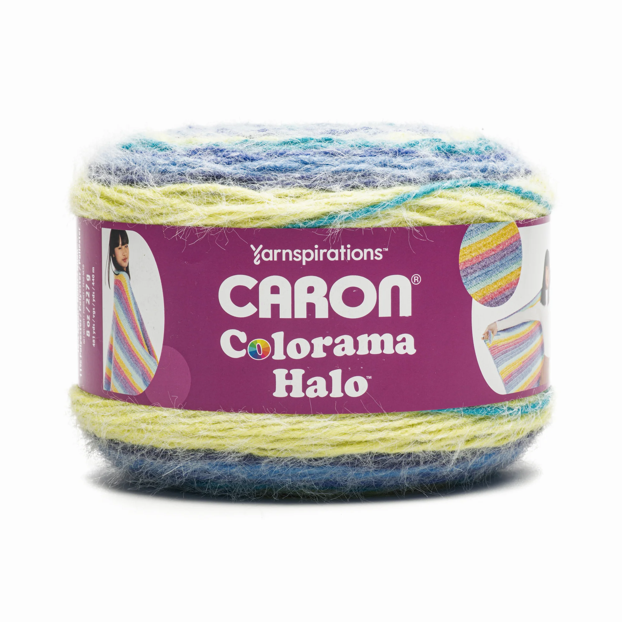 Caron Colorama Halo Stripes and Solids Yarn (227g/8oz) - Image 25