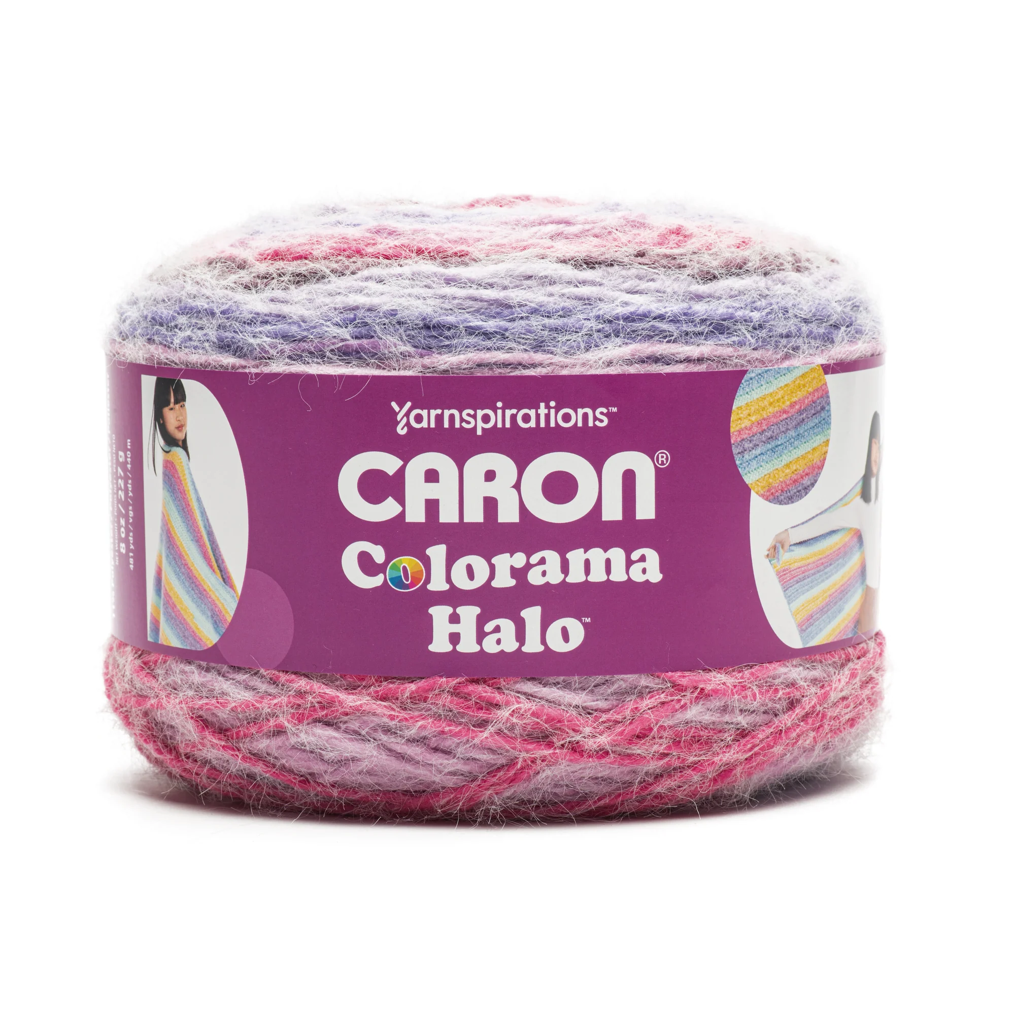 Caron Colorama Halo Stripes and Solids Yarn (227g/8oz) - Image 28