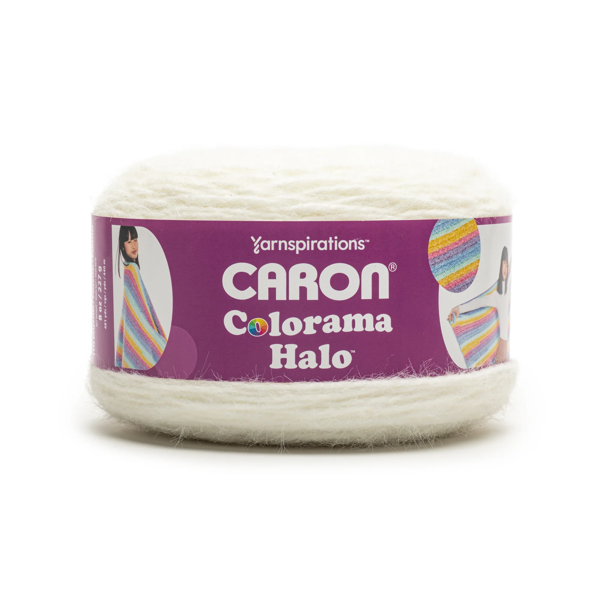 Caron Colorama Halo Stripes and Solids Yarn (227g/8oz) - Image 4