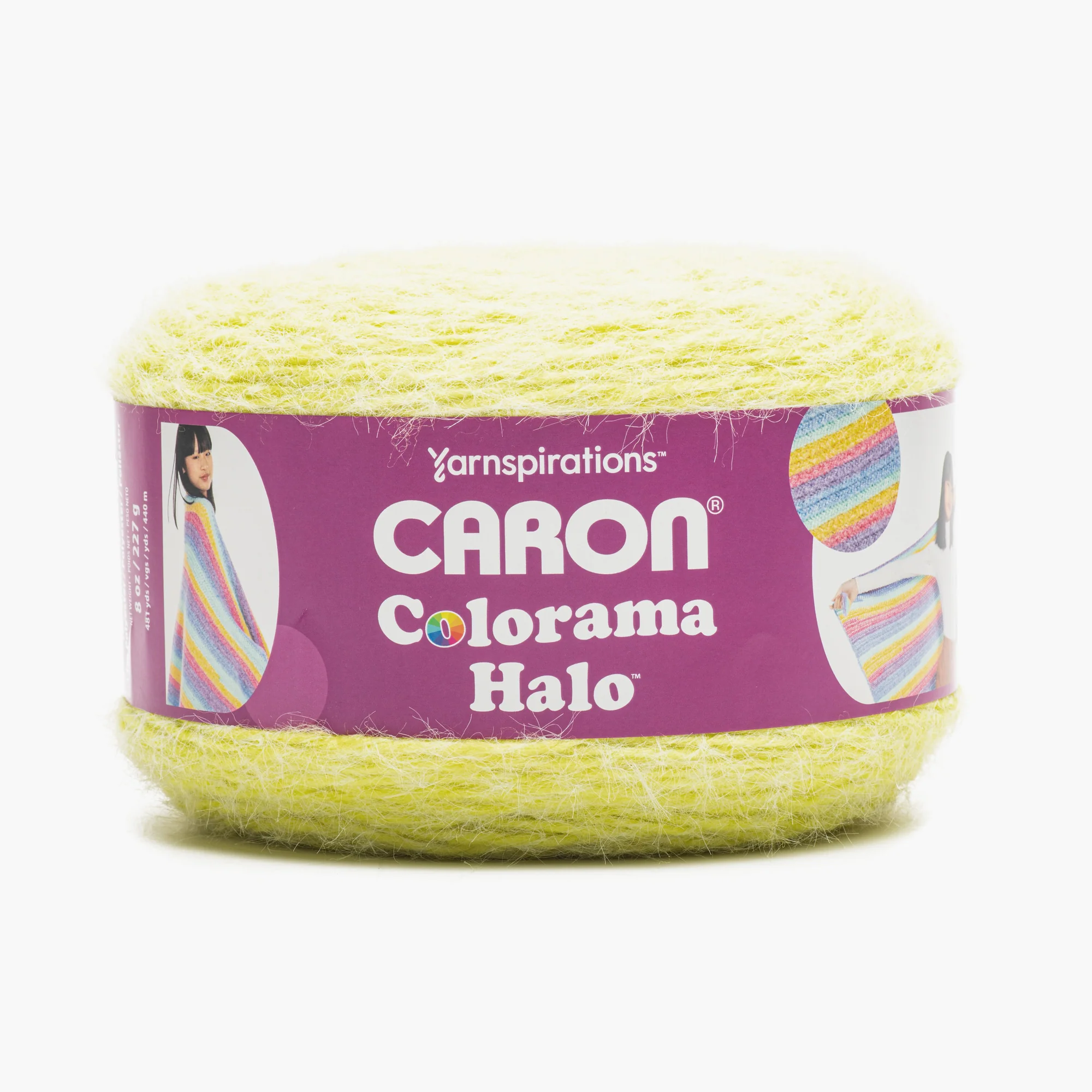 Caron Colorama Halo Stripes and Solids Yarn (227g/8oz) - Image 7