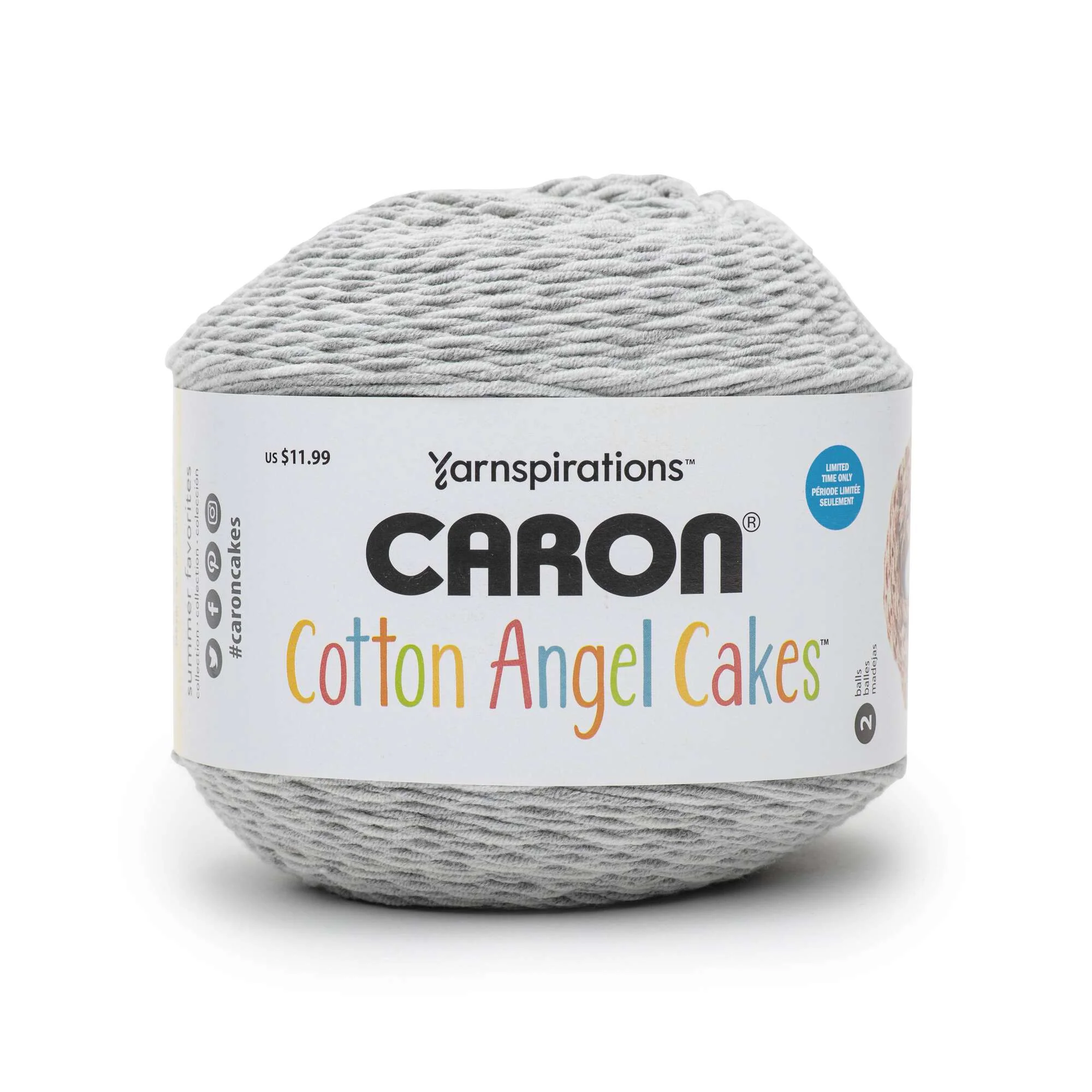 Caron Cotton Angel Cakes Yarn (250g/8.8oz) - Discontinued Shades - Image 13
