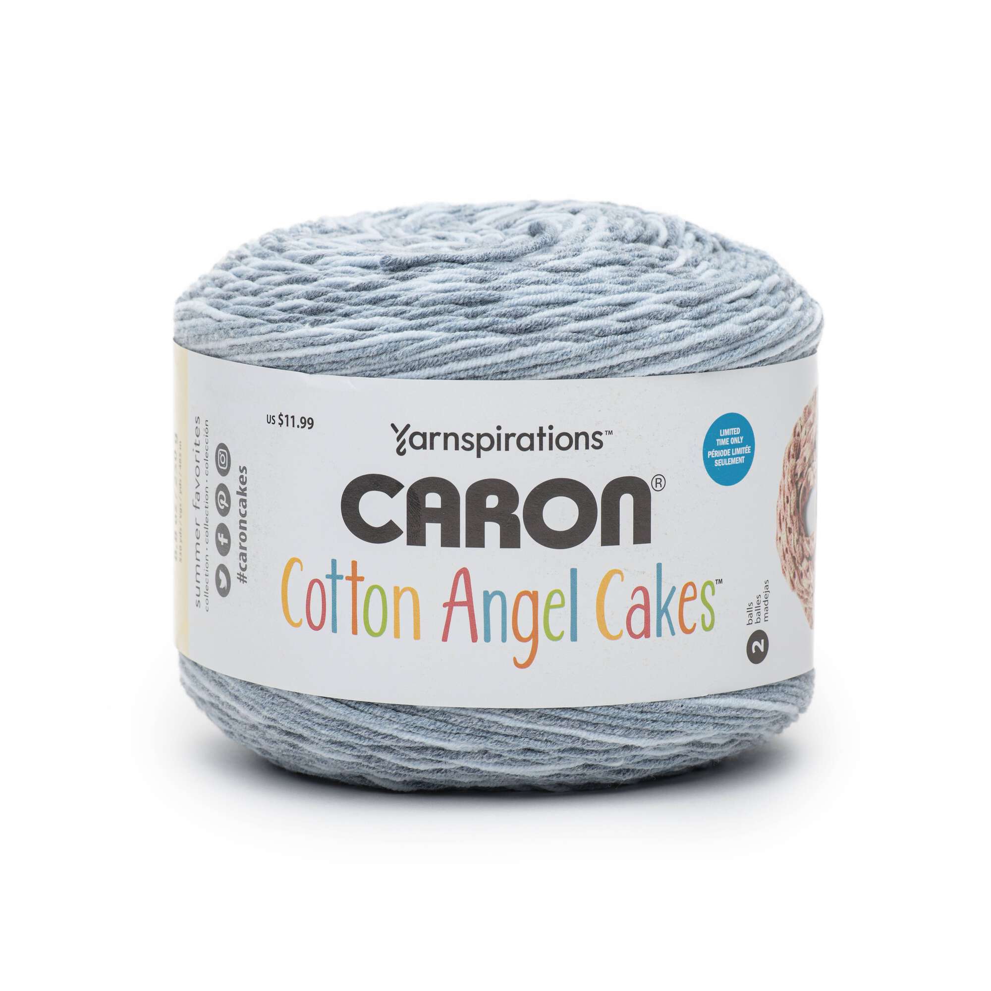 Caron Cotton Angel Cakes Yarn (250g/8.8oz) - Discontinued Shades - Image 16