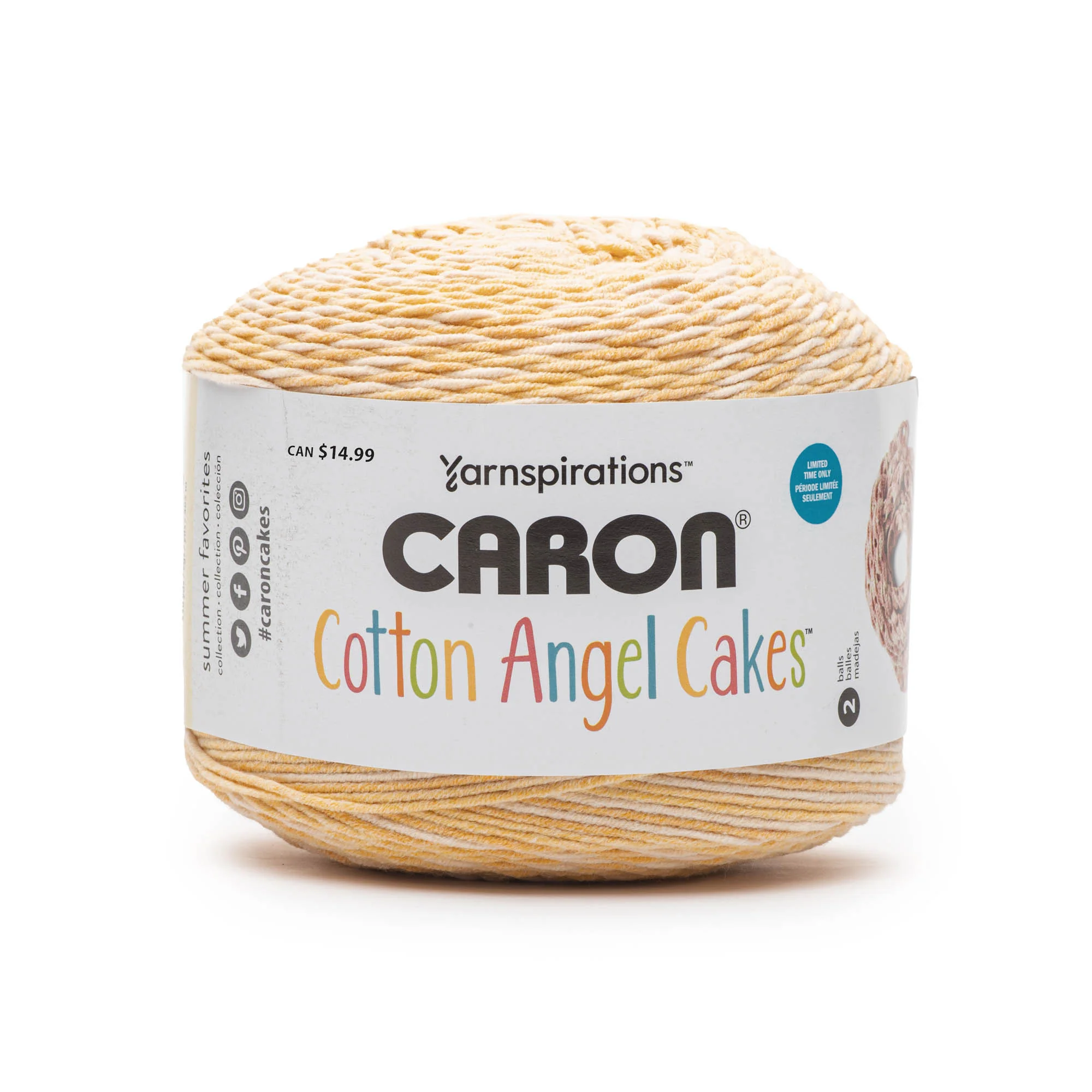 Caron Cotton Angel Cakes Yarn (250g/8.8oz) - Discontinued Shades - Image 19