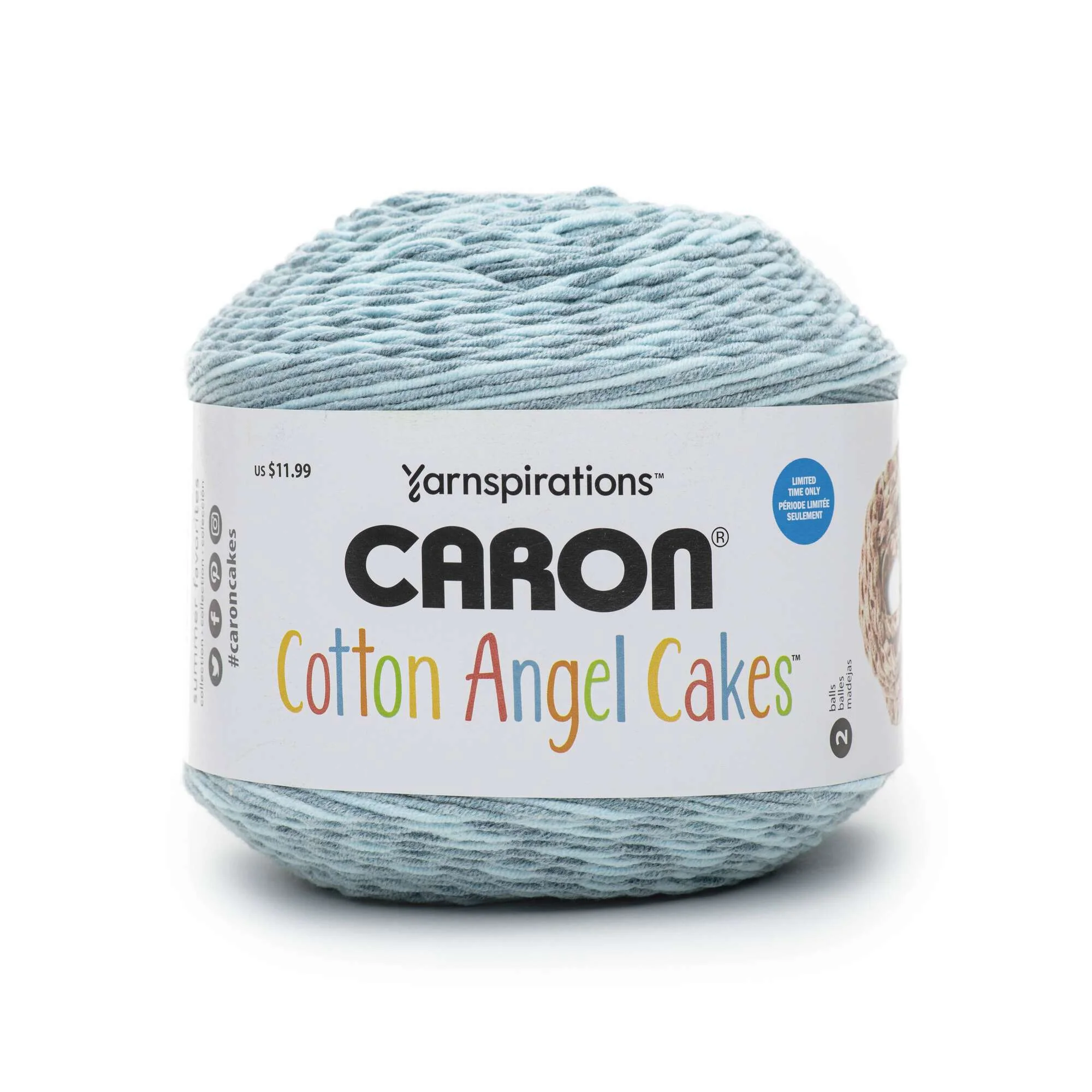 Caron Cotton Angel Cakes Yarn (250g/8.8oz) - Discontinued Shades - Image 7