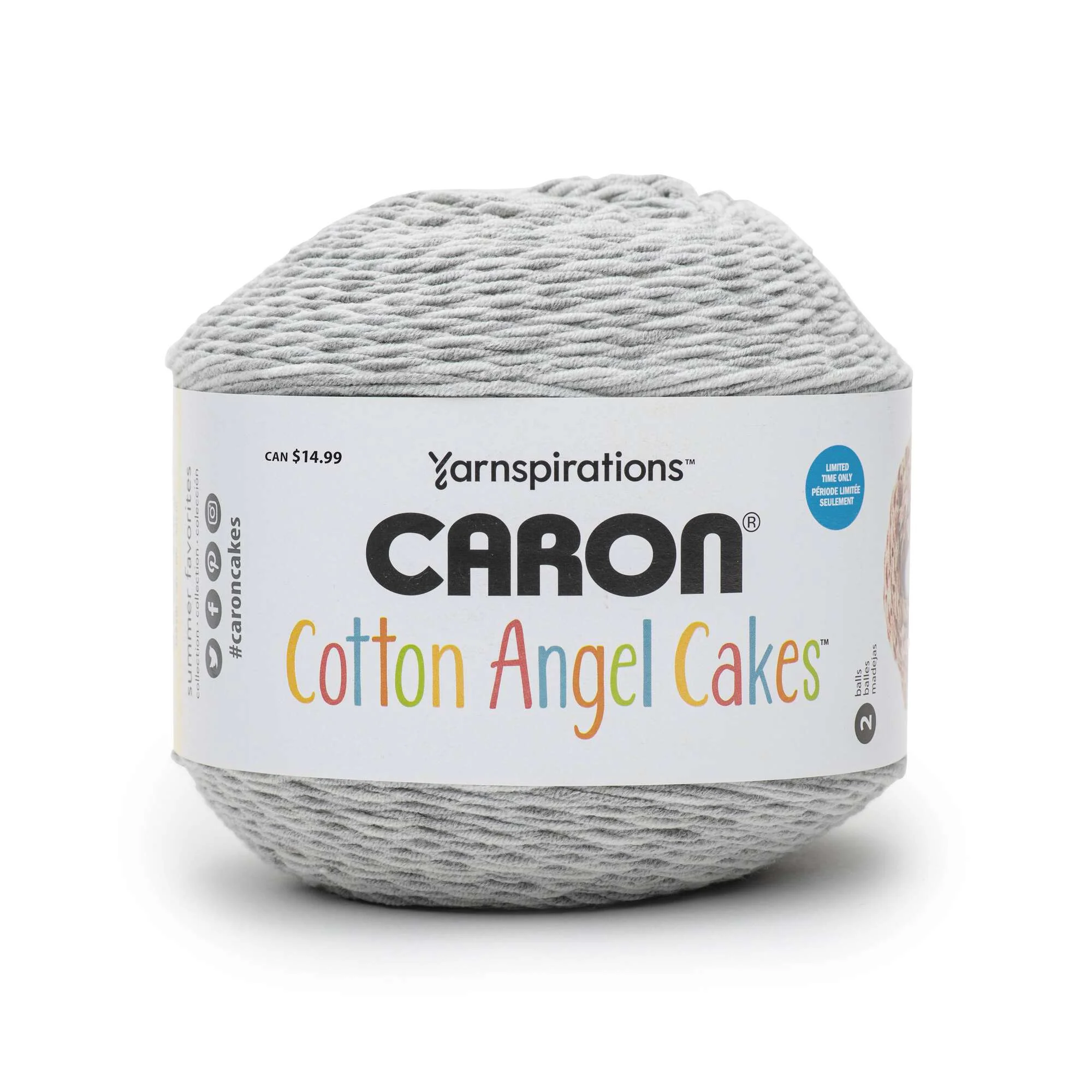 Caron Cotton Angel Cakes Yarn (500g/17.7oz) - Discontinued Shades - Image 18