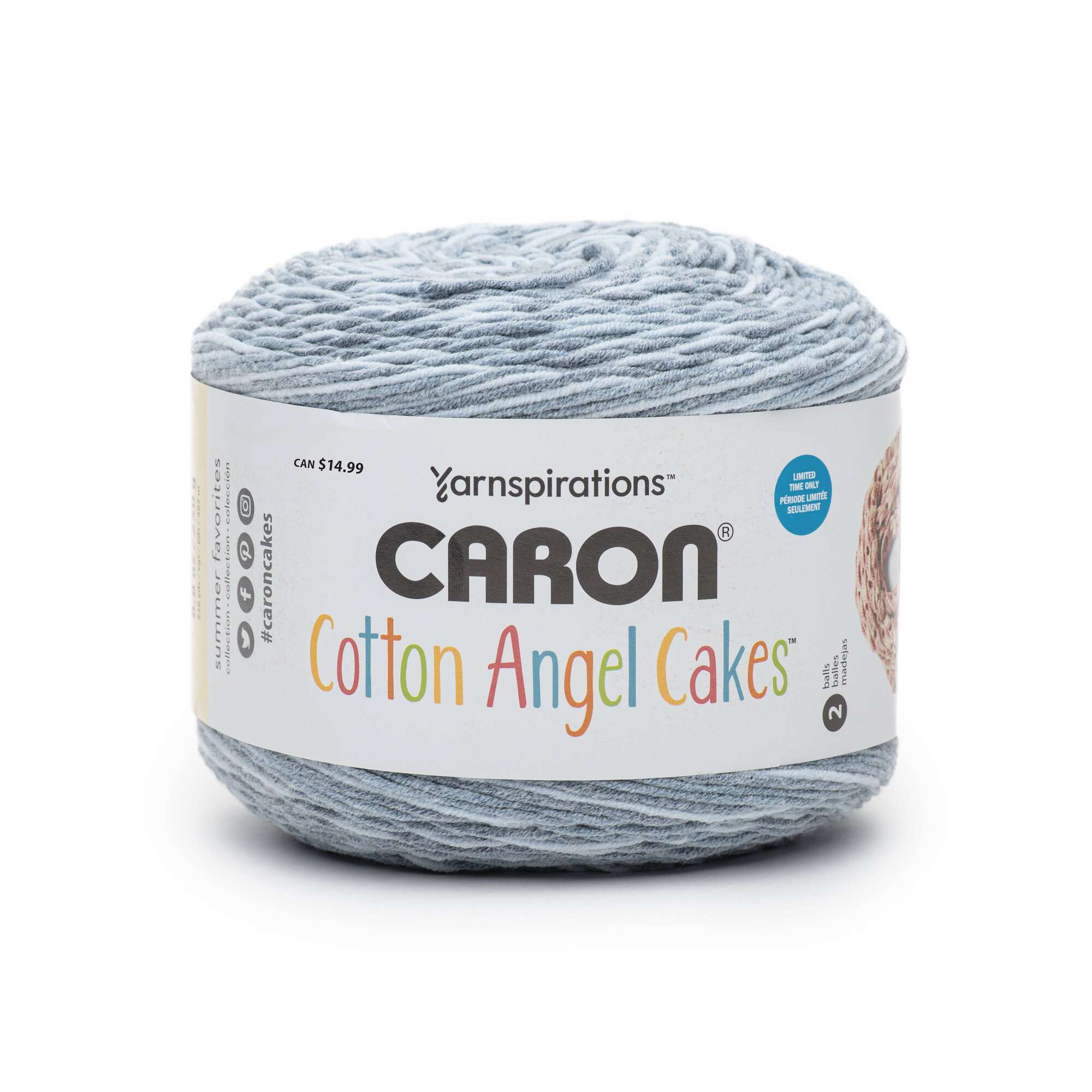 Caron Cotton Angel Cakes Yarn (500g/17.7oz) - Discontinued Shades - Image 20