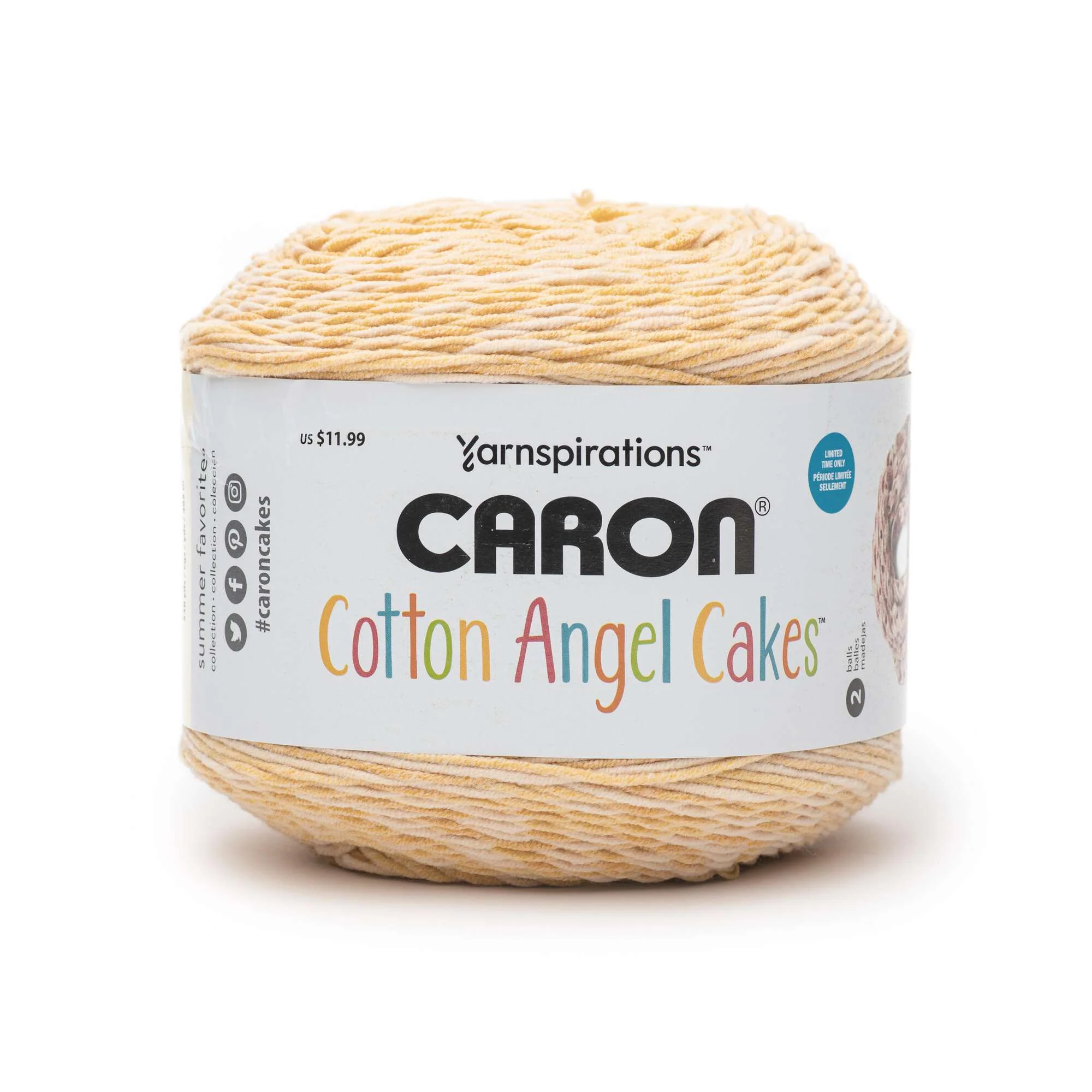 Caron Cotton Angel Cakes Yarn (500g/17.7oz) - Discontinued Shades - Image 23