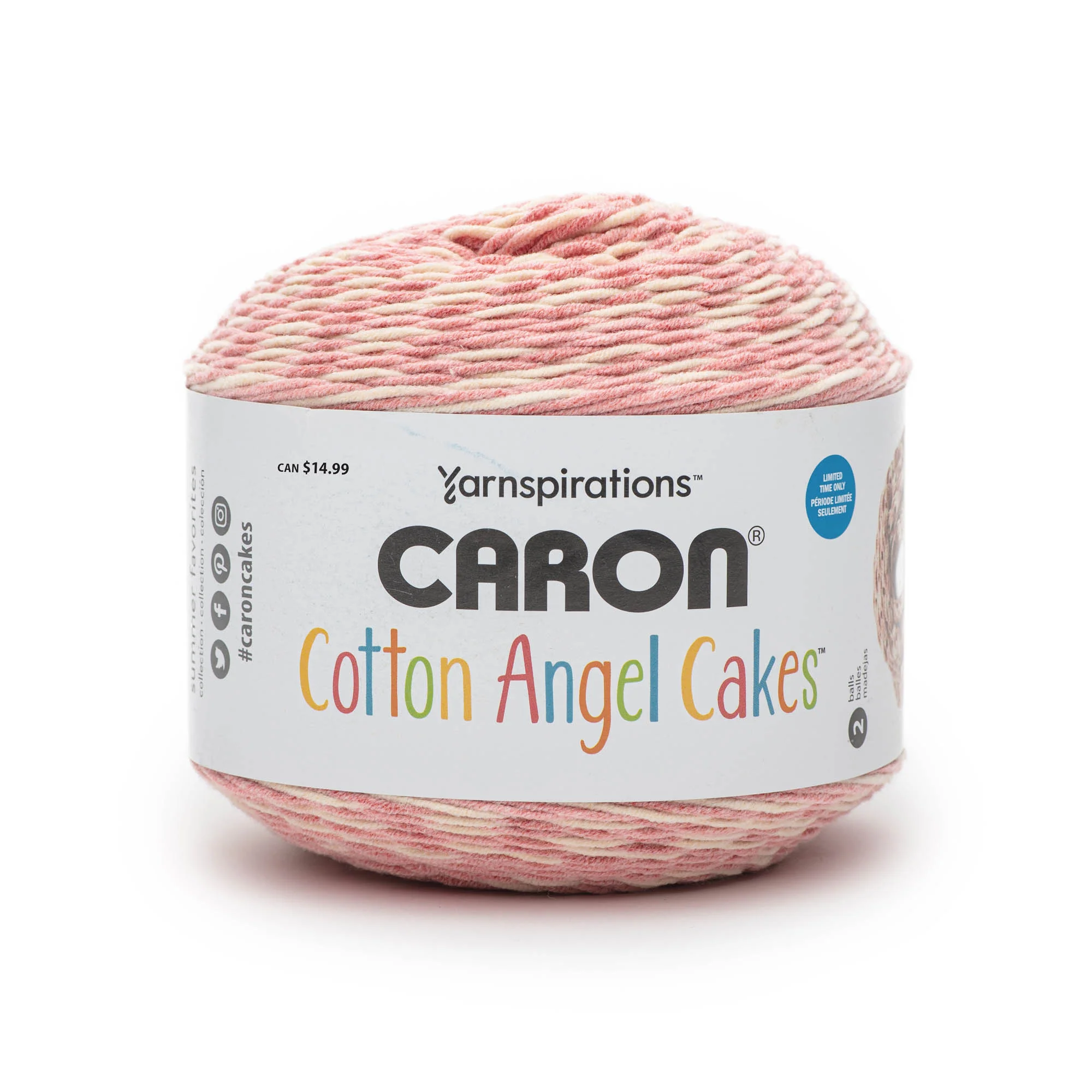 Caron Cotton Angel Cakes Yarn (500g/17.7oz) - Discontinued Shades - Image 25