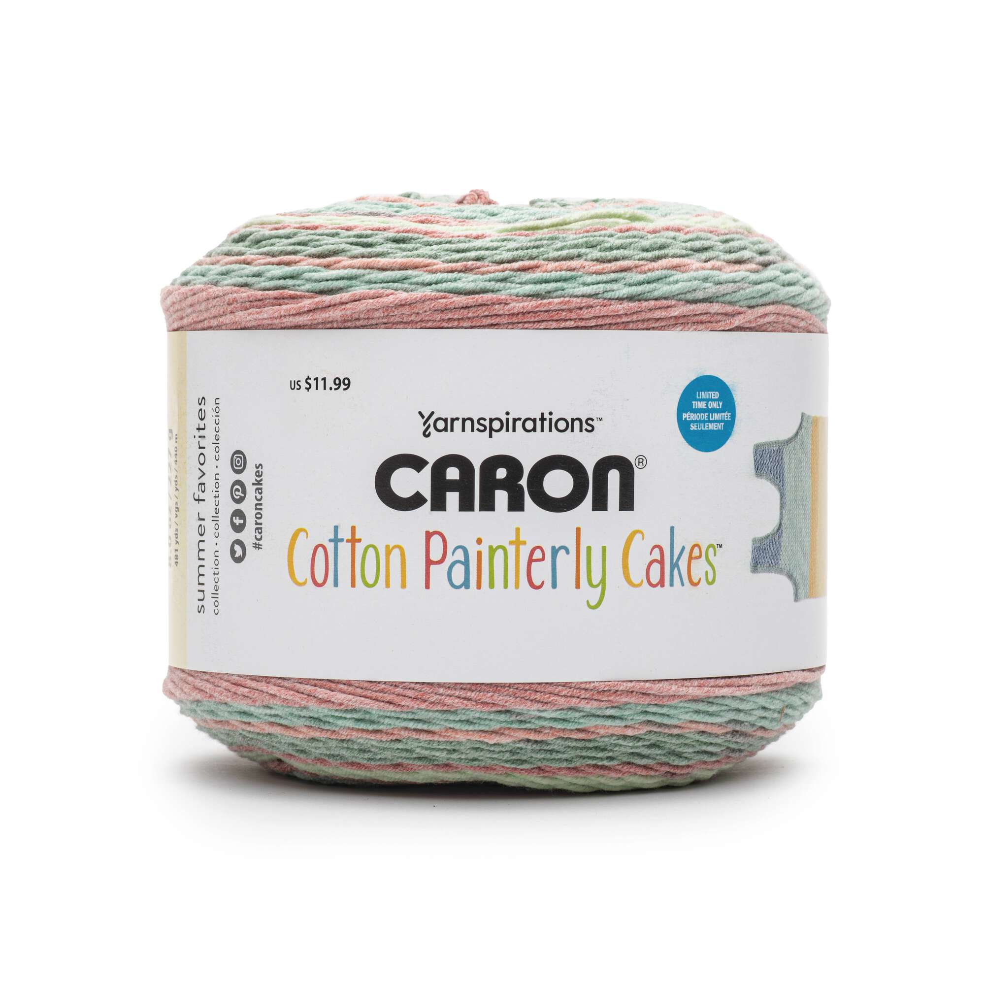 Caron Cotton Painterly Cakes Yarn - Discontinued Shades - Image 4