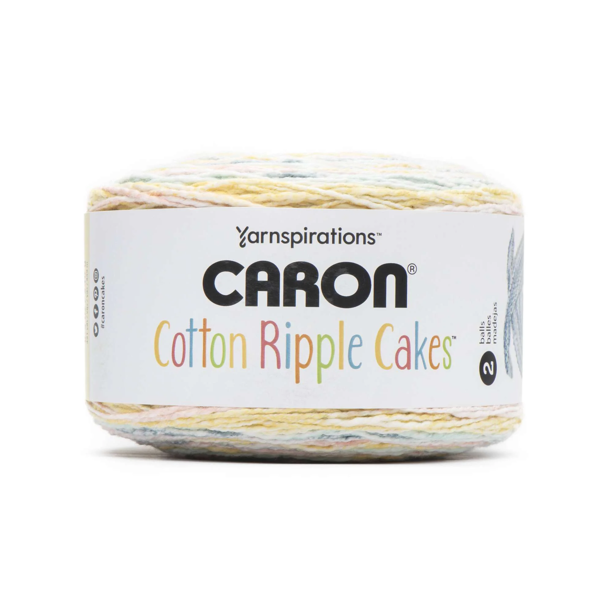 Caron Cotton Ripple Cakes Yarn - Discontinued Shades - Image 3