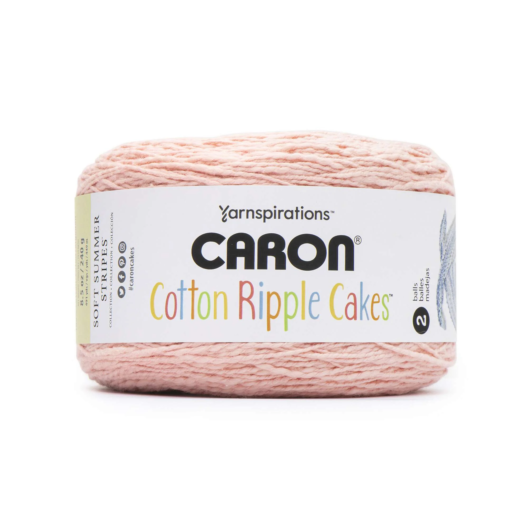 Caron Cotton Ripple Cakes Yarn - Discontinued Shades - Image 5
