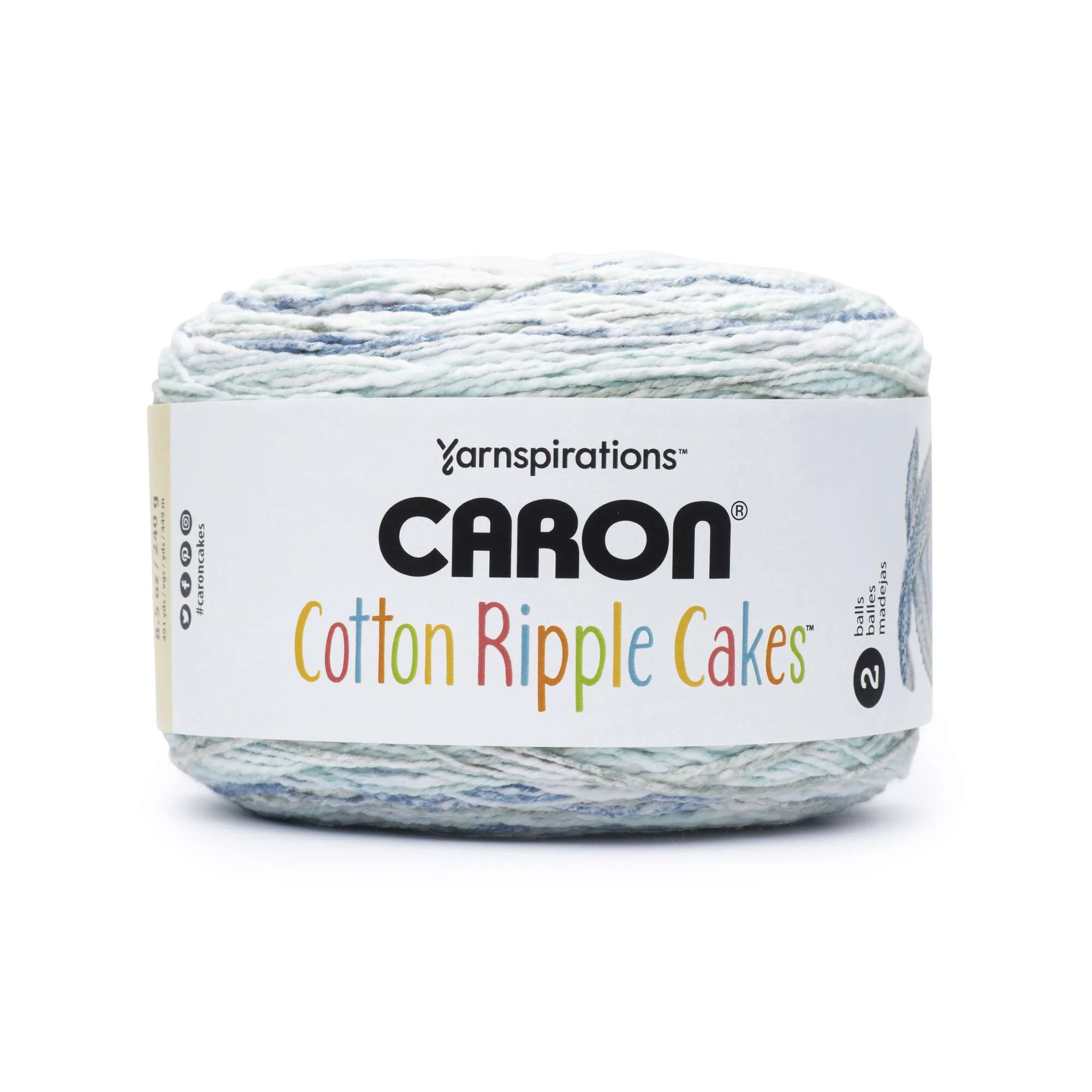 Caron Cotton Ripple Cakes Yarn - Discontinued Shades - Image 7