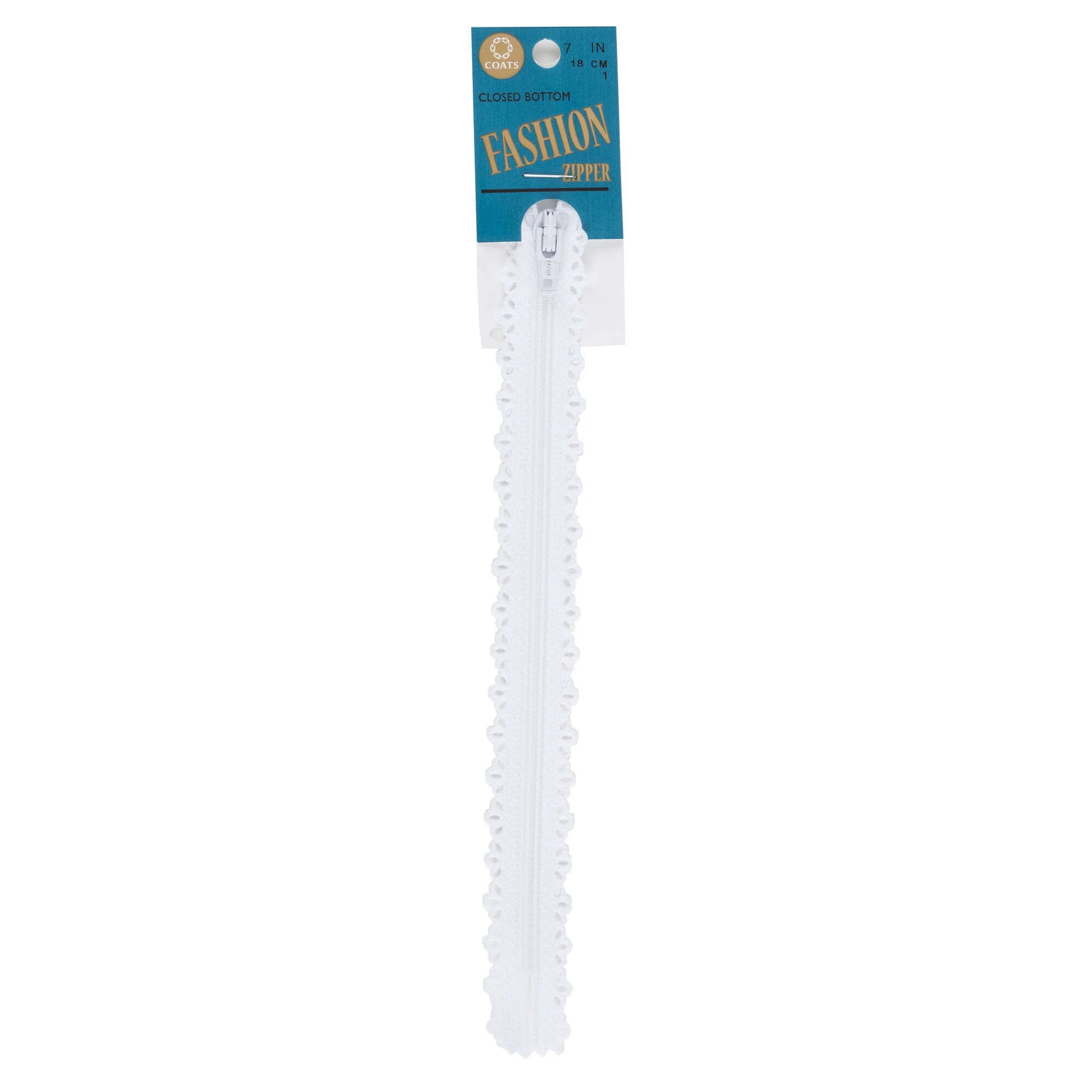 Coats & Clark Fashion Cutwork Zippers - 22 inches - Clearance Items