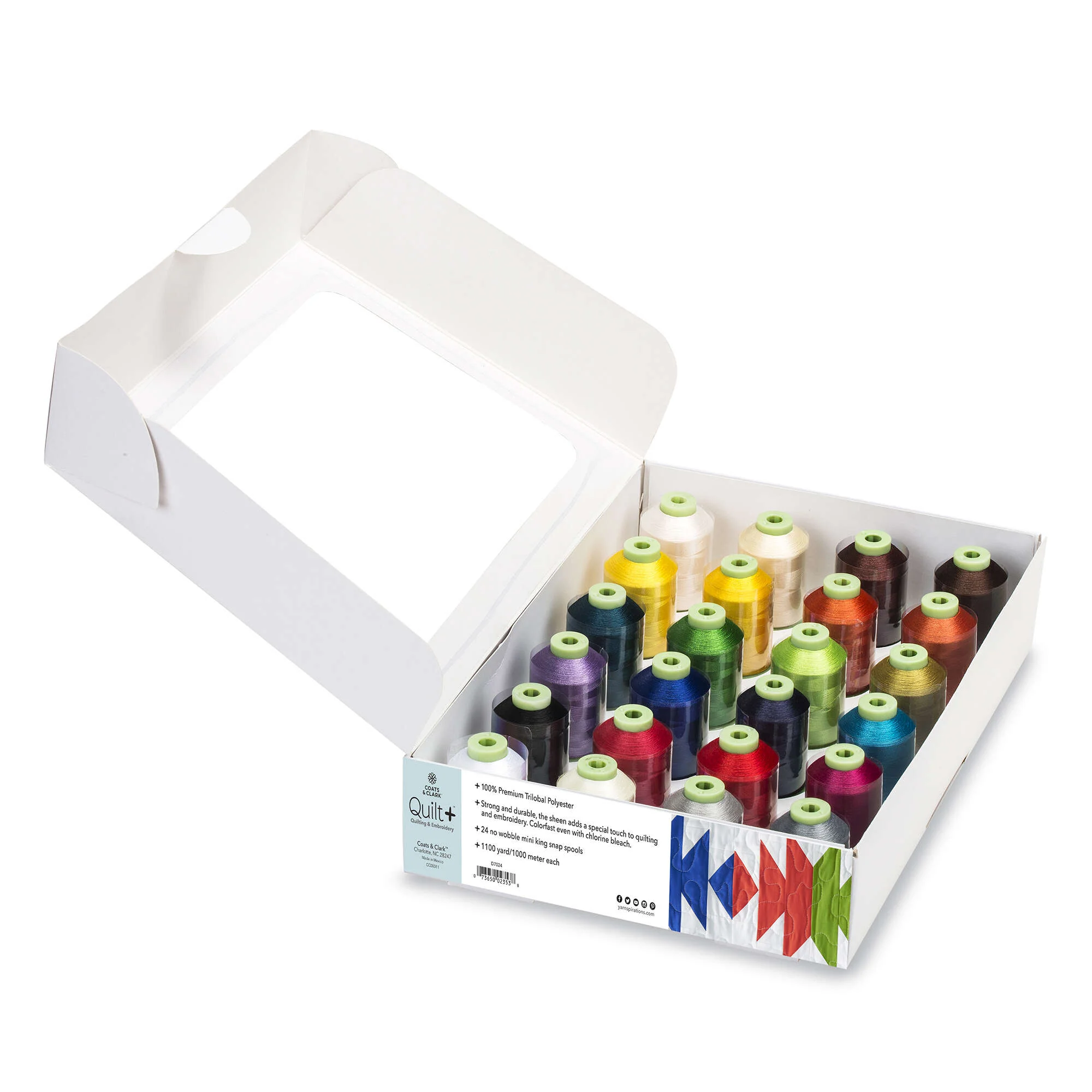 Coats & Clark Quilt + Quilting & Embroidery Thread with Storage Box - Clearance Items - Image 2