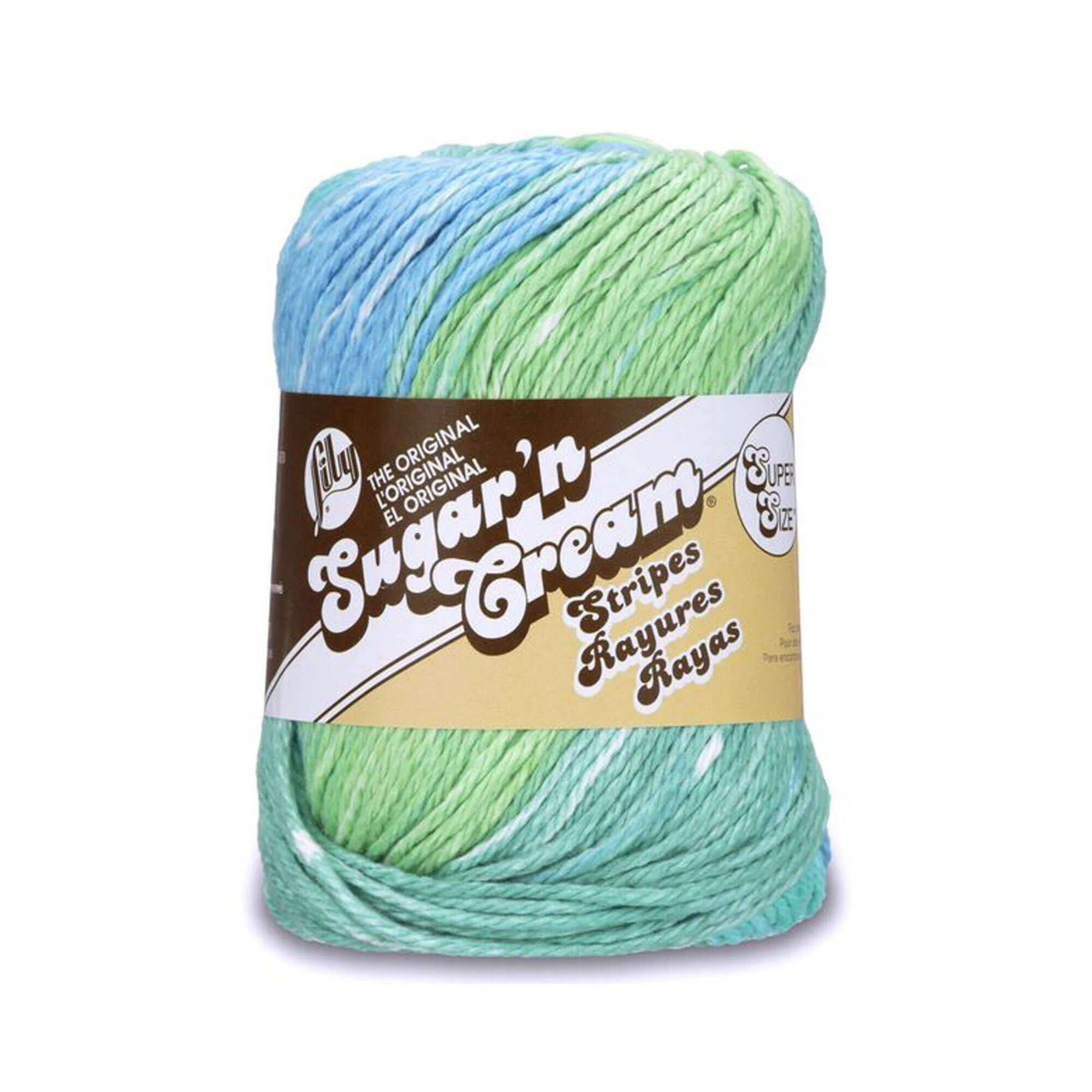 Lily Sugar'n Cream Super Size Stripes Yarn - Clearance Shades