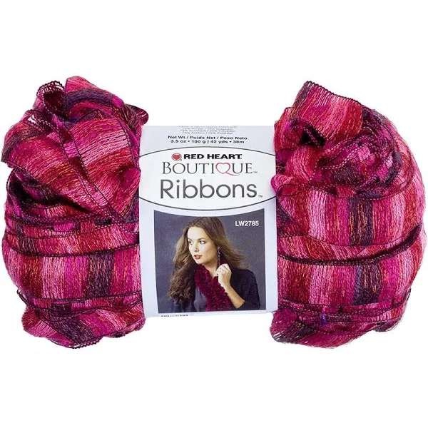 Red Heart Boutique Ribbons Yarn - Discontinued Shades - Image 4