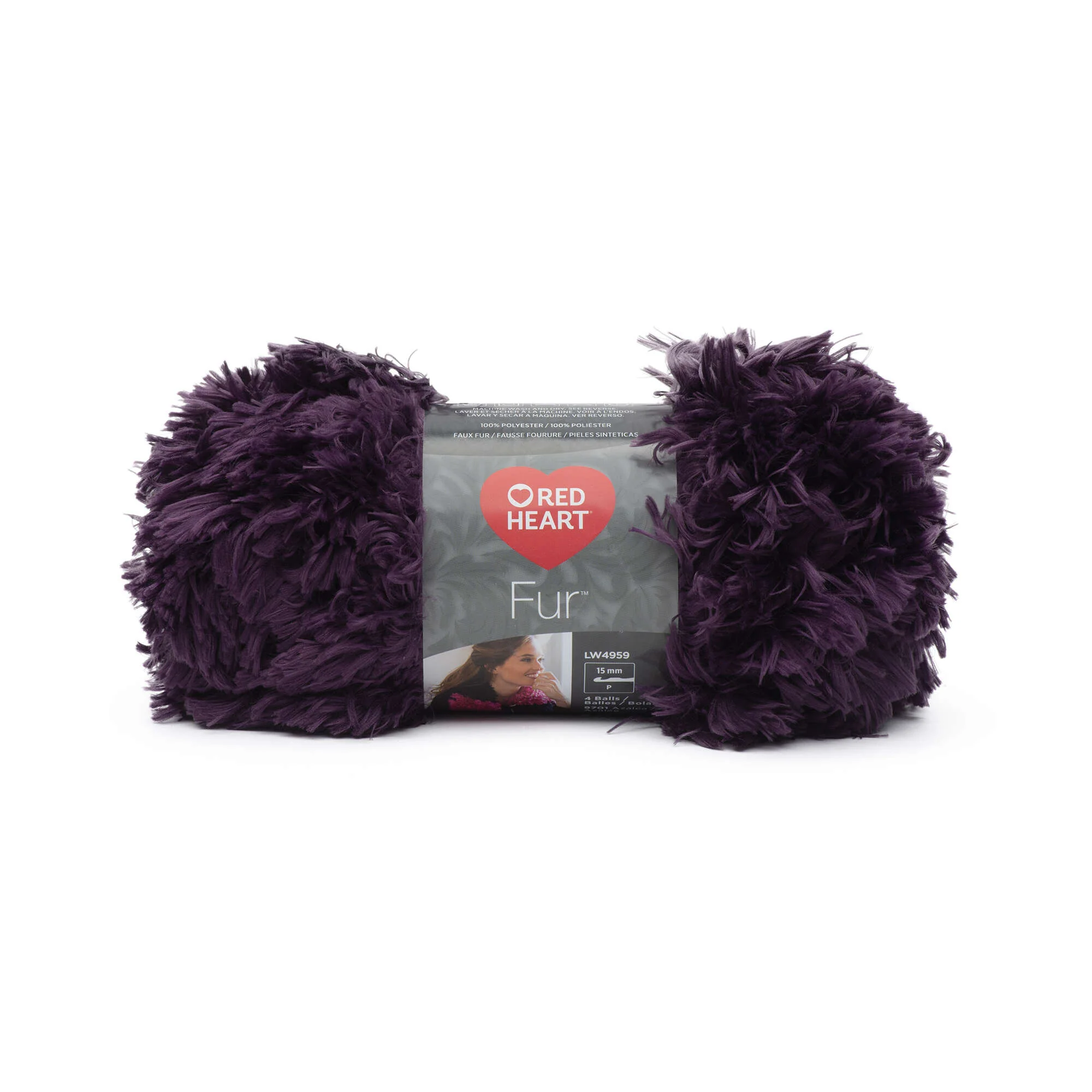 Red Heart Fur Yarn - Discontinued Shades - Image 3