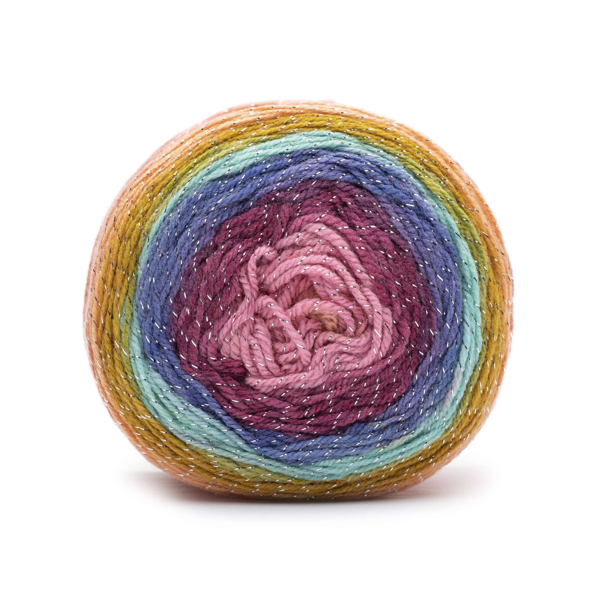 Red Heart Roll With It Sparkle Yarn - Discontinued Shades - Image 4