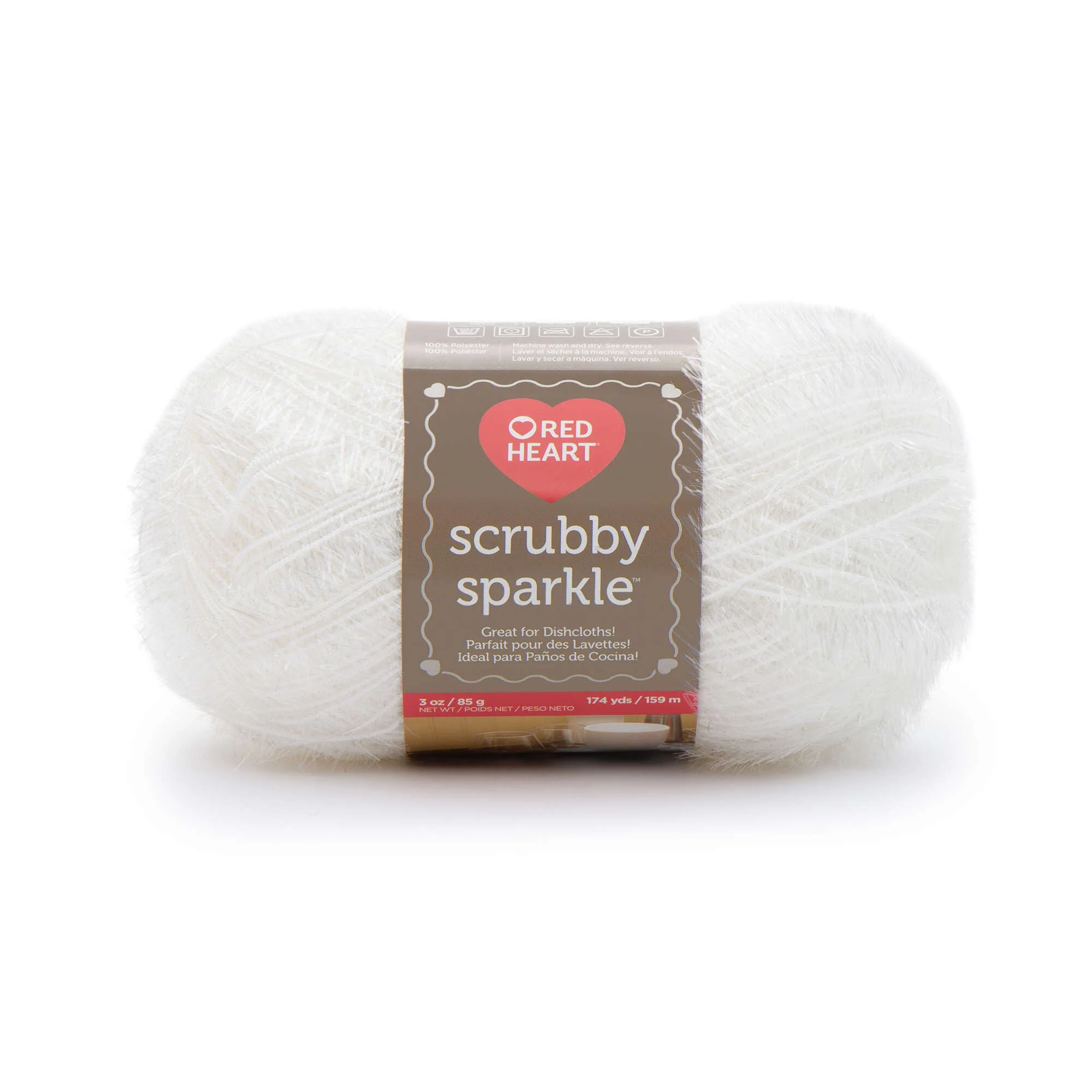Red Heart Scrubby Sparkle Yarn - Discontinued Shades