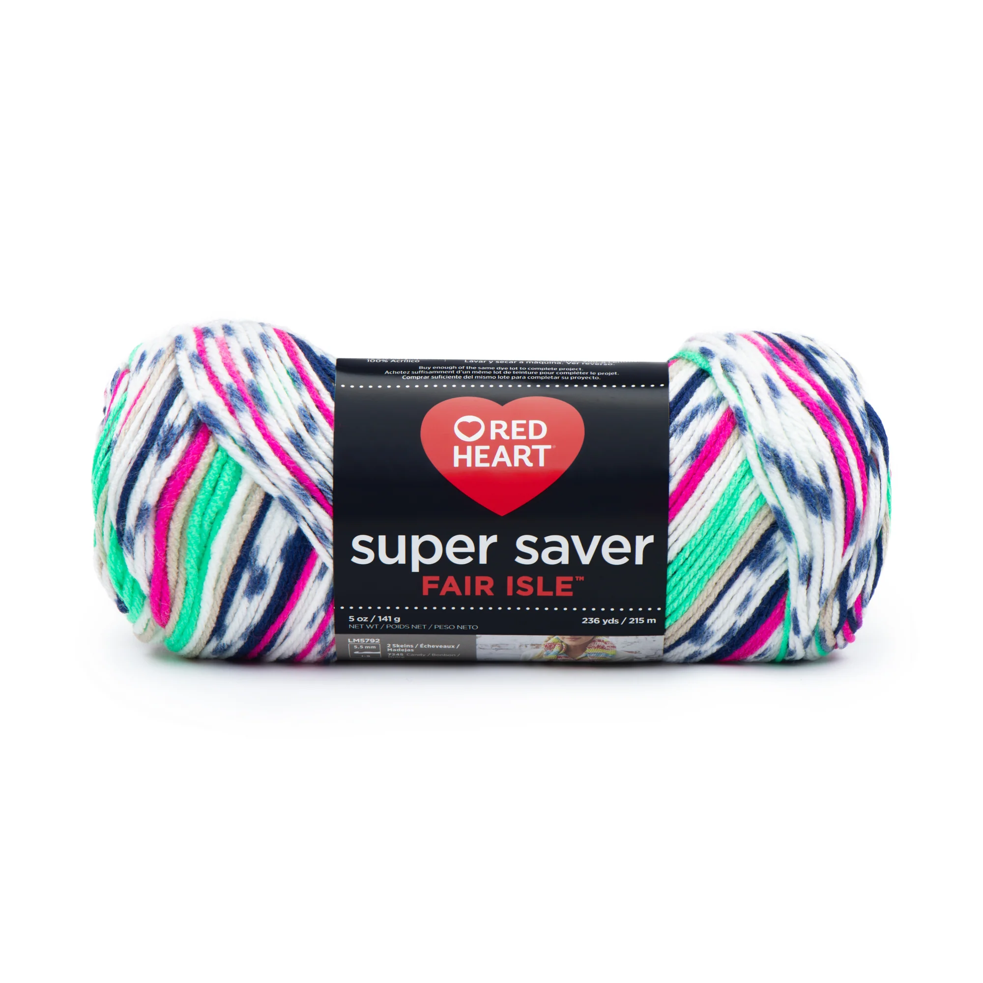 Red Heart Super Saver Fair Isle Yarn - Discontinued Shades - Image 17