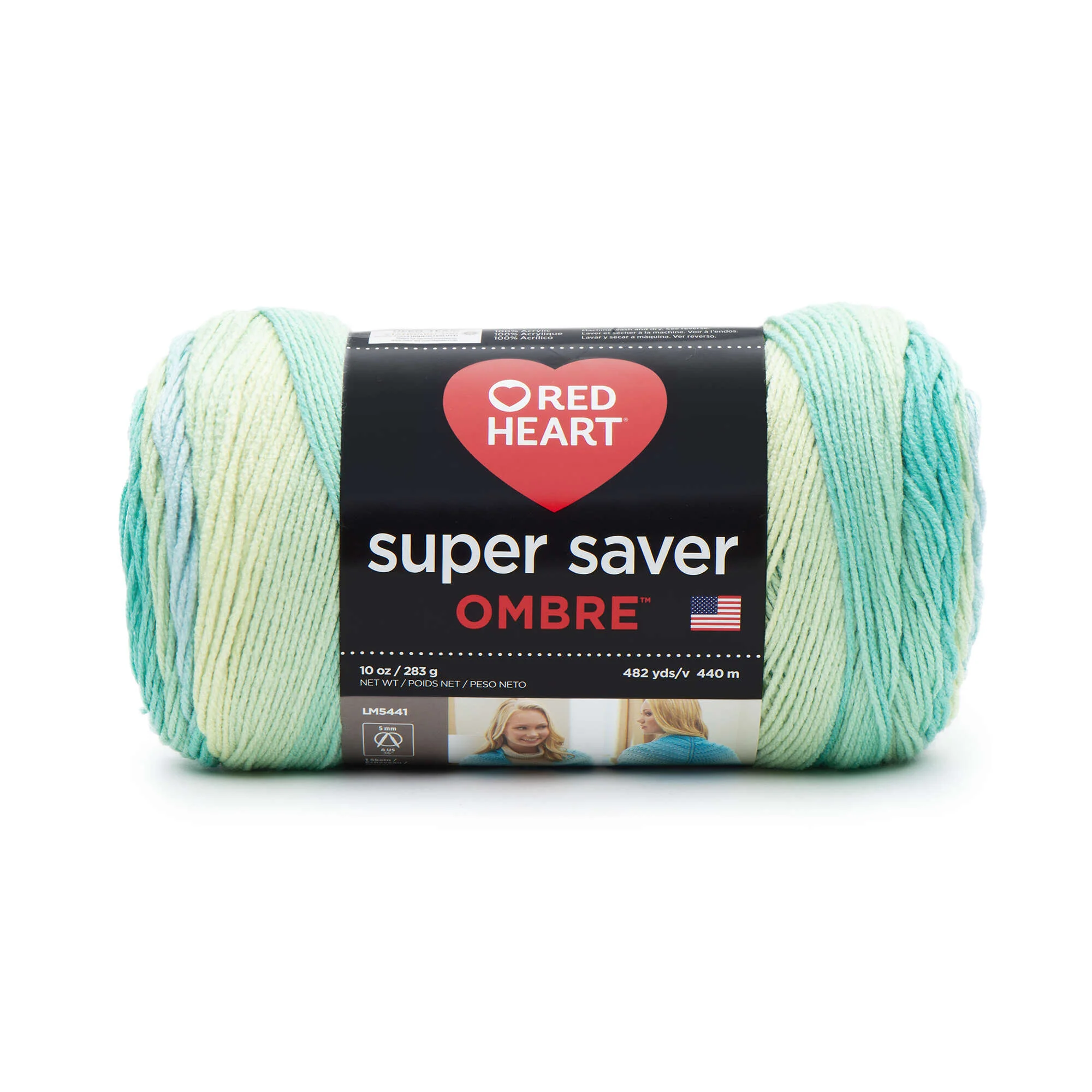 Red Heart Super Saver Ombre Yarn - Image 5