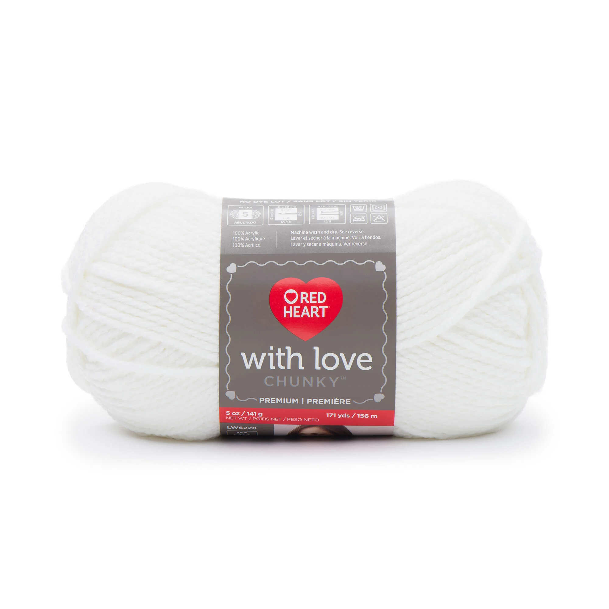 Red Heart With Love Chunky Yarn - Discontinued Shades