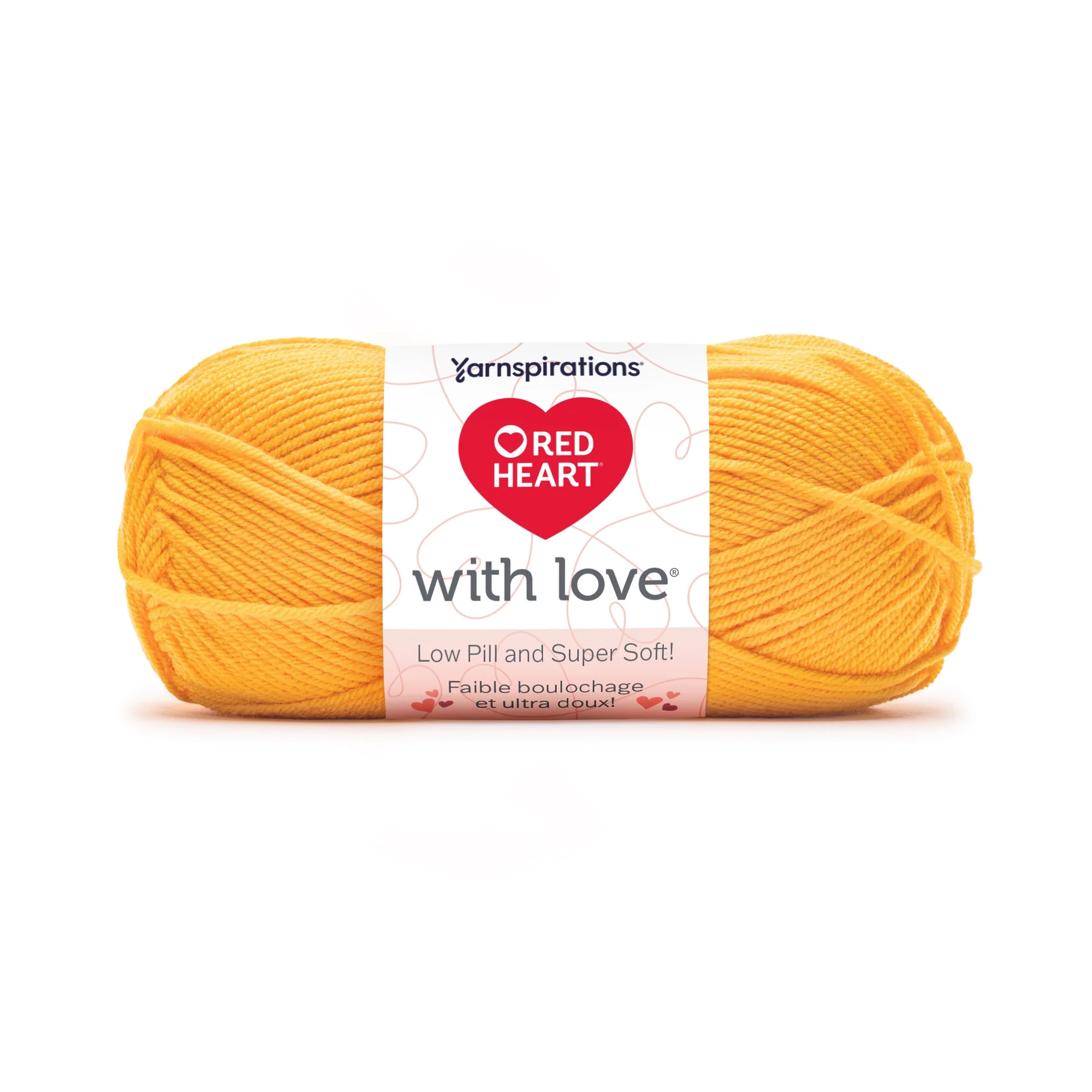 Red Heart With Love Low Pill Yarn (100g/3.5oz)